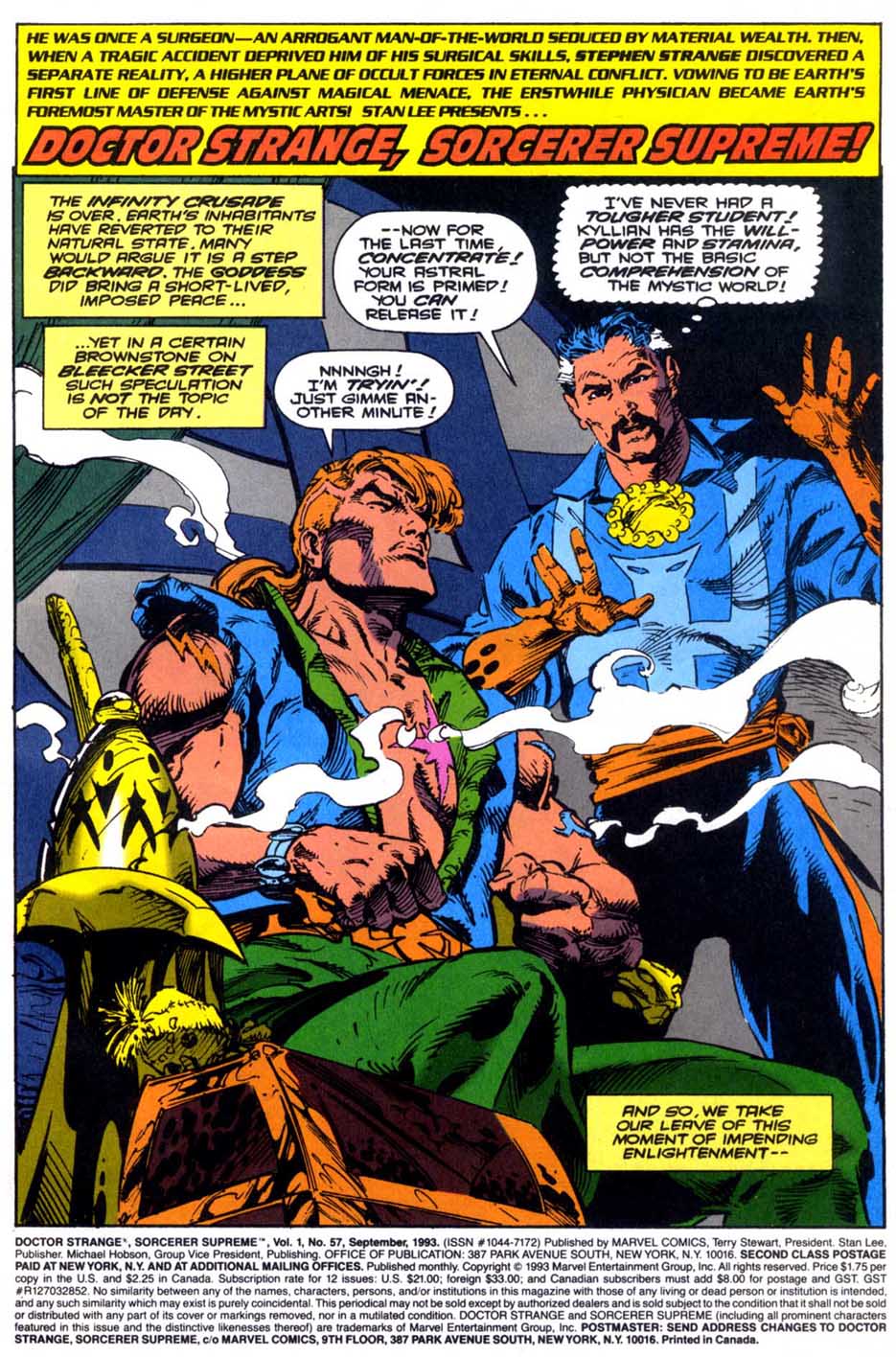 Read online Doctor Strange: Sorcerer Supreme comic -  Issue #57 - 2