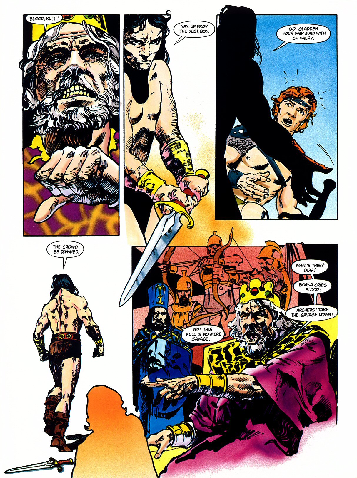 Read online Marvel Graphic Novel comic -  Issue #47 - Kull - The Vale Of Shadow - 27