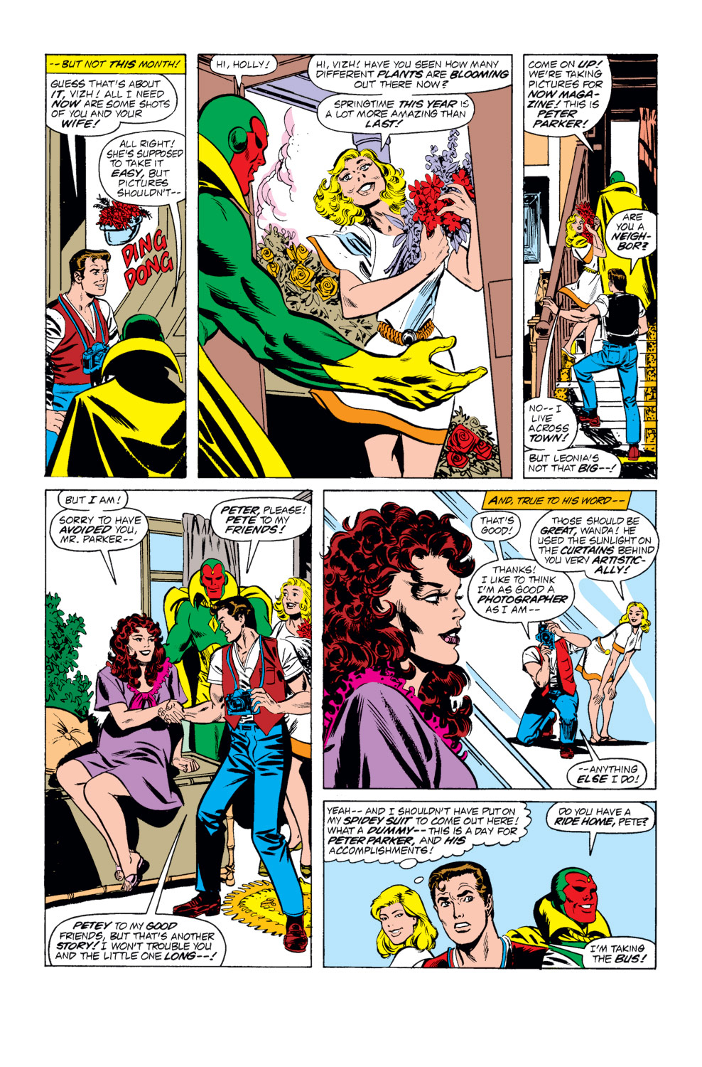 Read online The Vision and the Scarlet Witch (1985) comic -  Issue #11 - 9