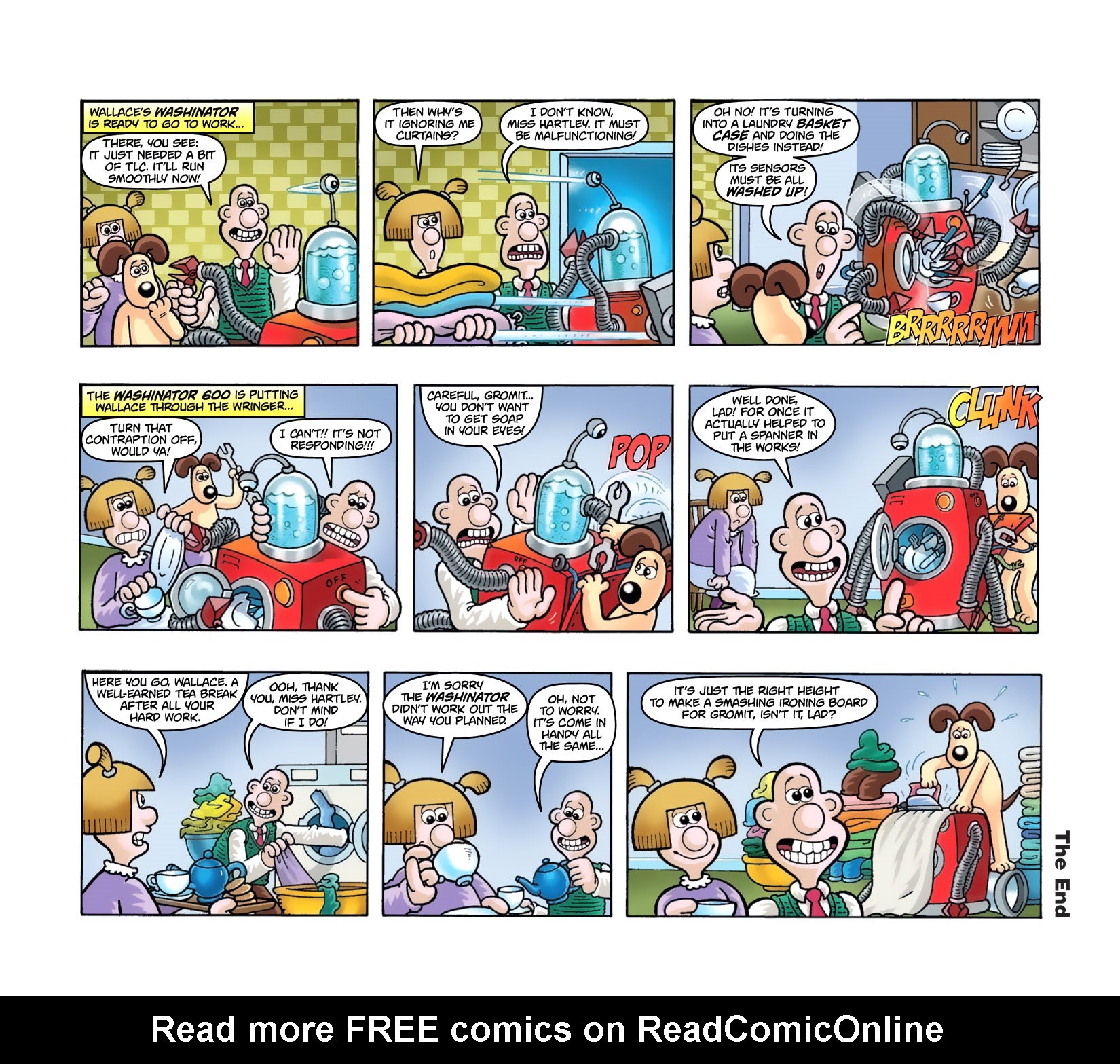 Read online Wallace & Gromit Dailies comic -  Issue #8 - 11