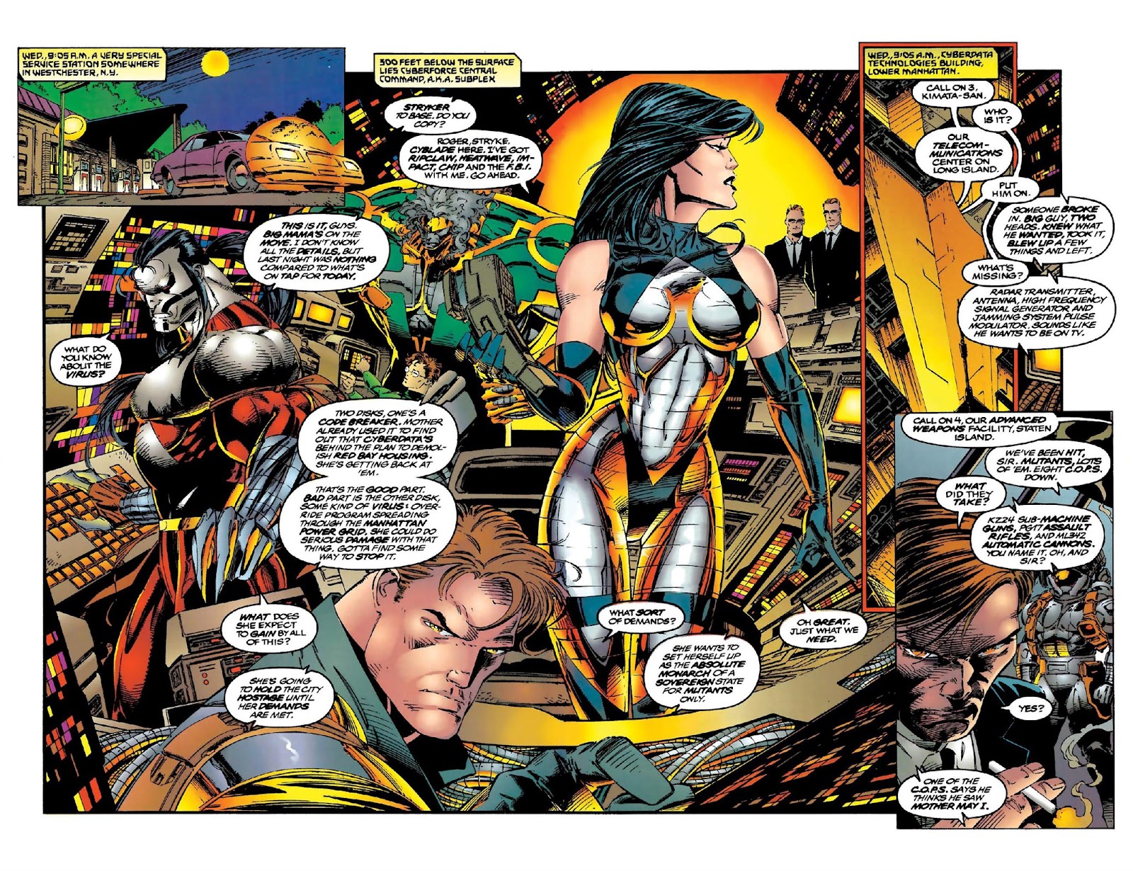 Cyberforce (1992) issue The Complete Cyberforce (Part 2) - Page 1