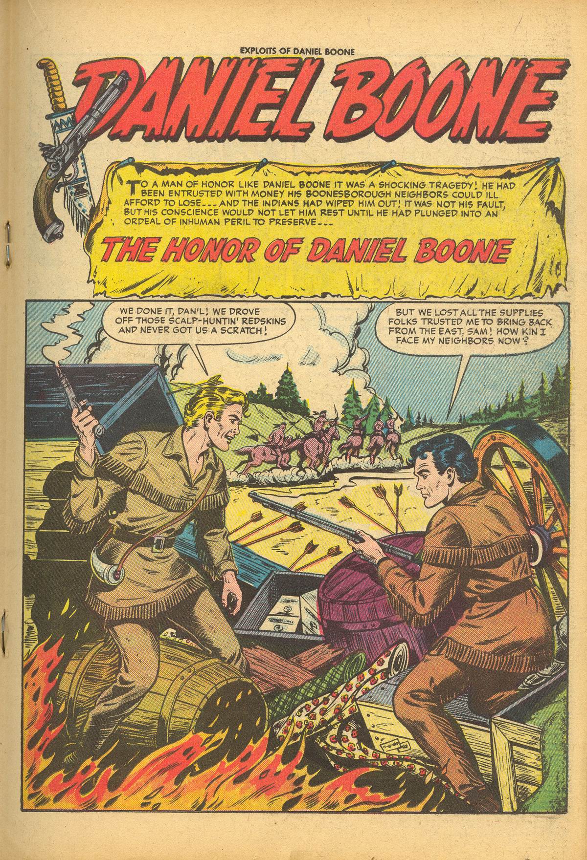 Read online Exploits of Daniel Boone comic -  Issue #3 - 19