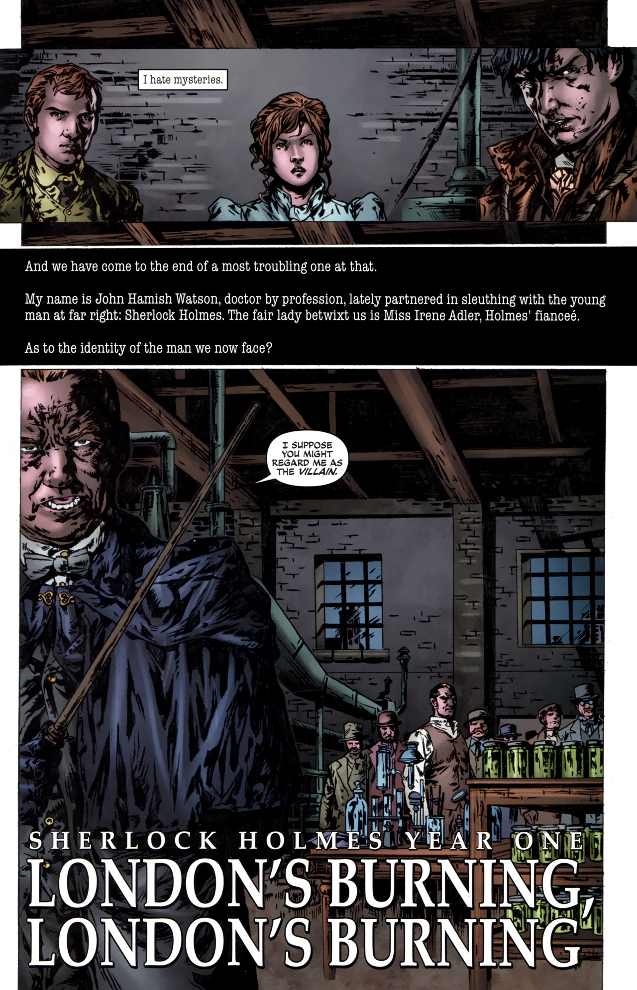 Read online Sherlock Holmes: Year One comic -  Issue #6 - 4