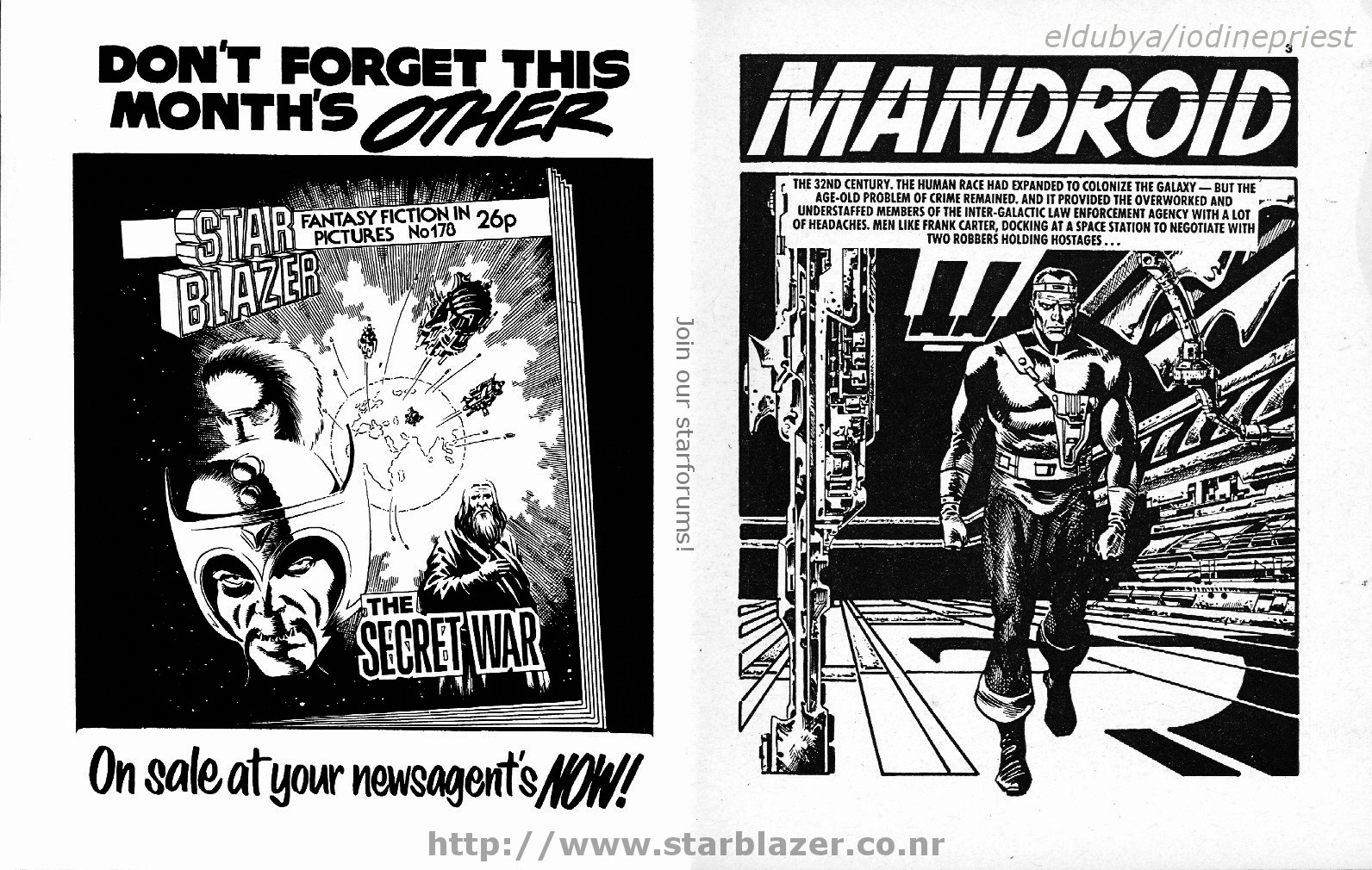Read online Starblazer comic -  Issue #179 - 3