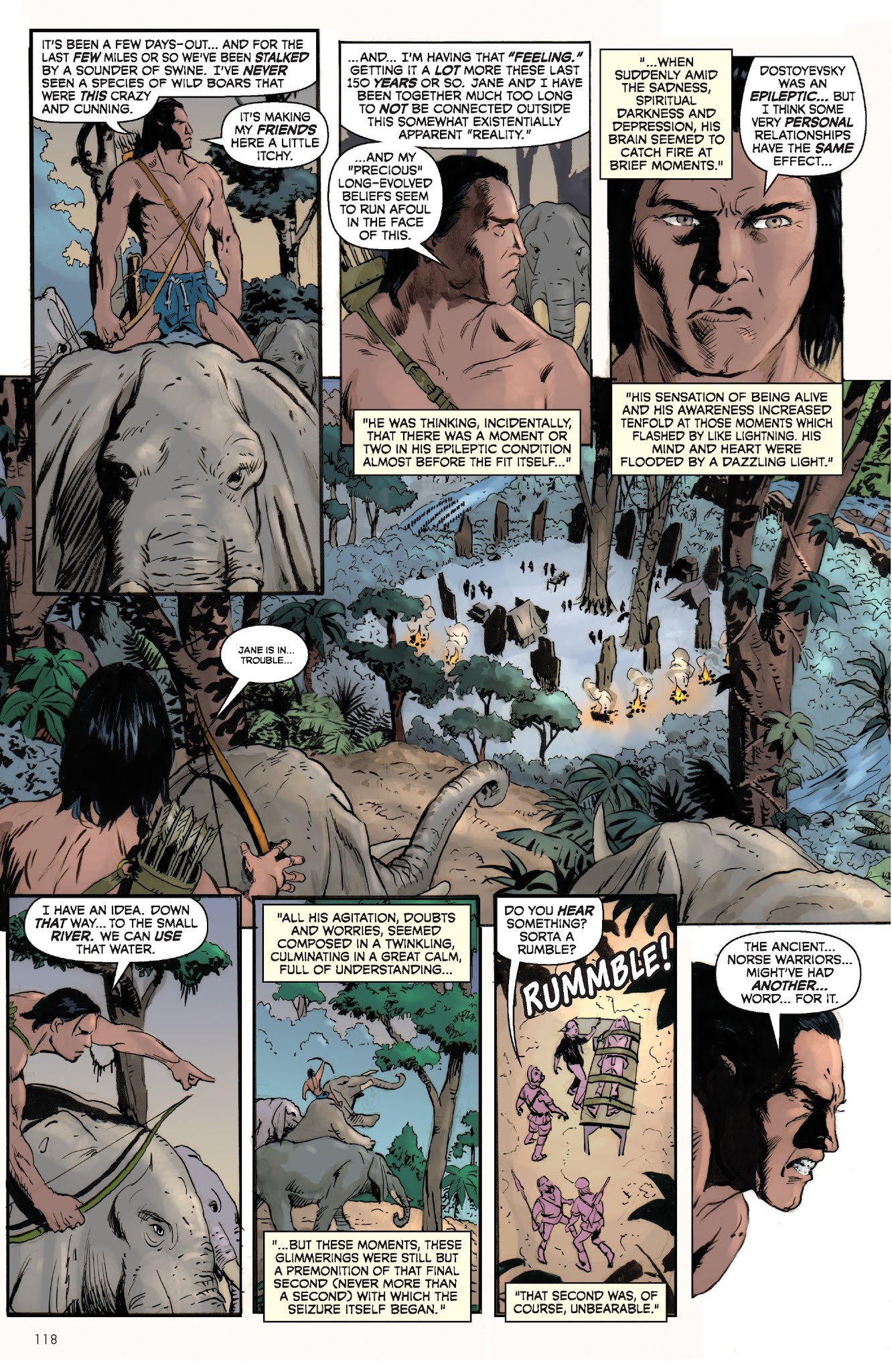 Read online The Once and Future Tarzan comic -  Issue # TPB - 119