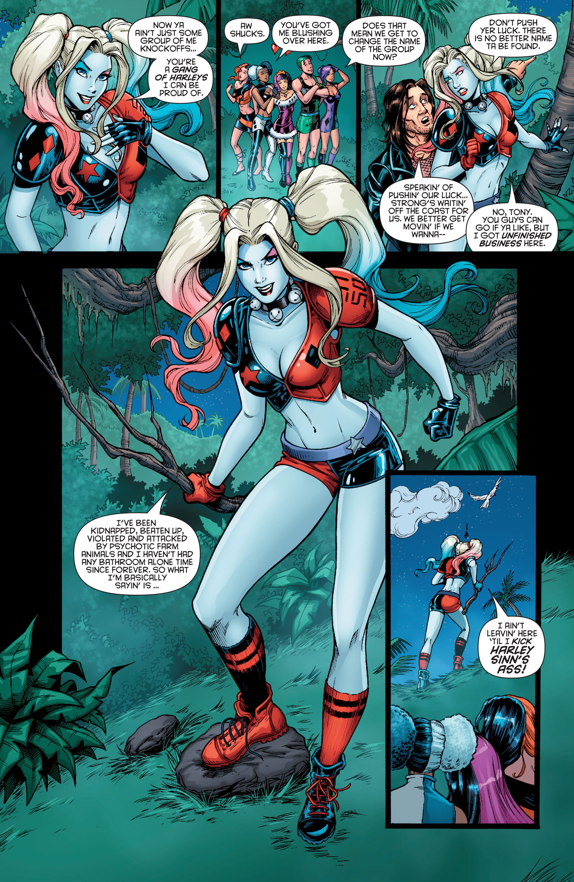 Read online Harley Quinn And Her Gang Of Harleys comic -  Issue #5 - 23