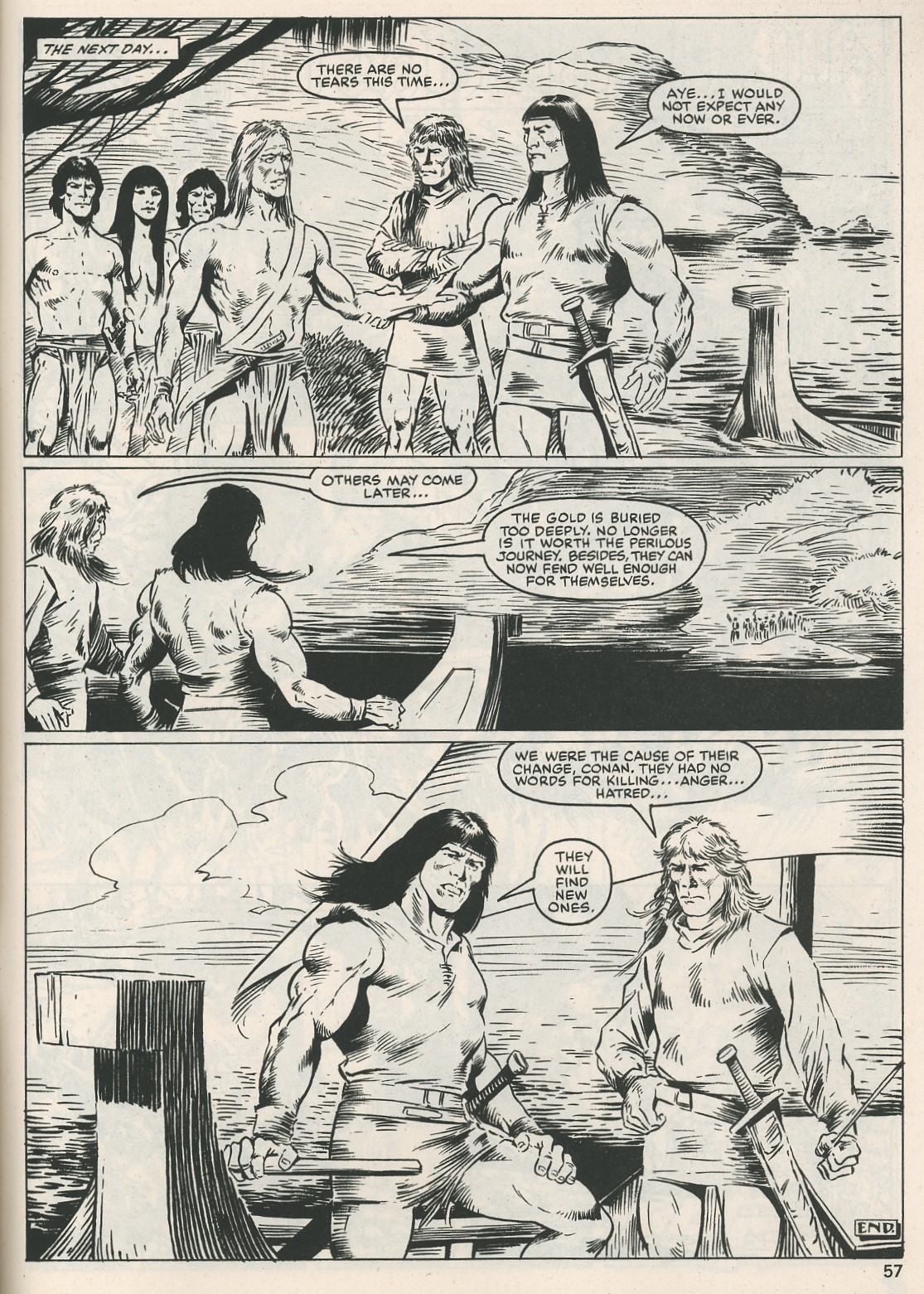 Read online The Savage Sword Of Conan comic -  Issue #115 - 57
