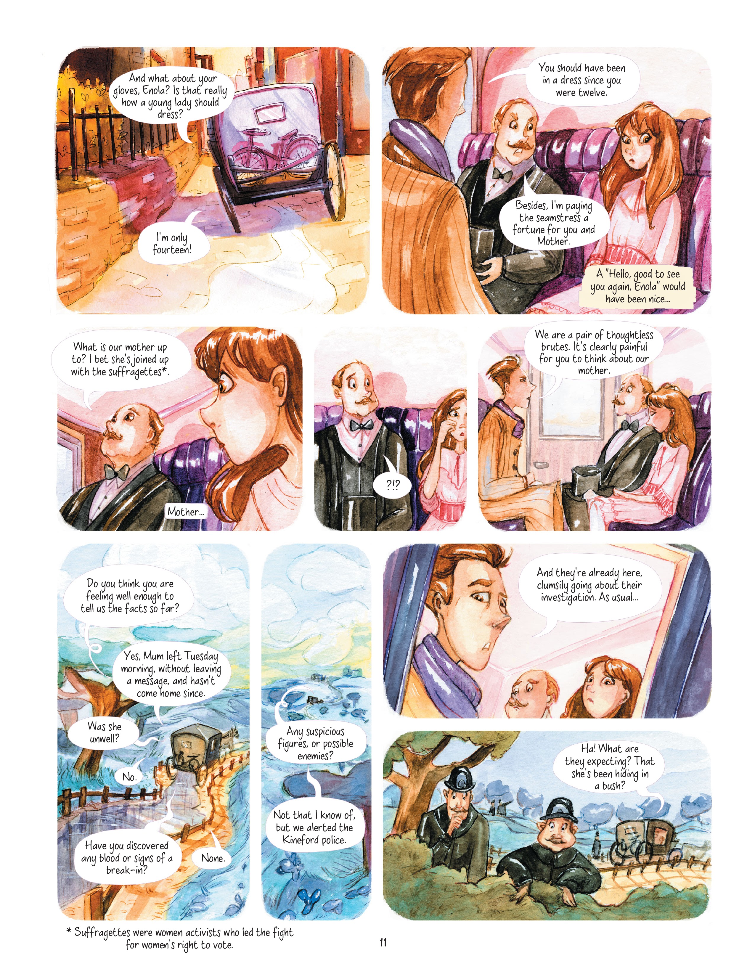 Read online An Enola Holmes Mystery comic -  Issue #1 - 13