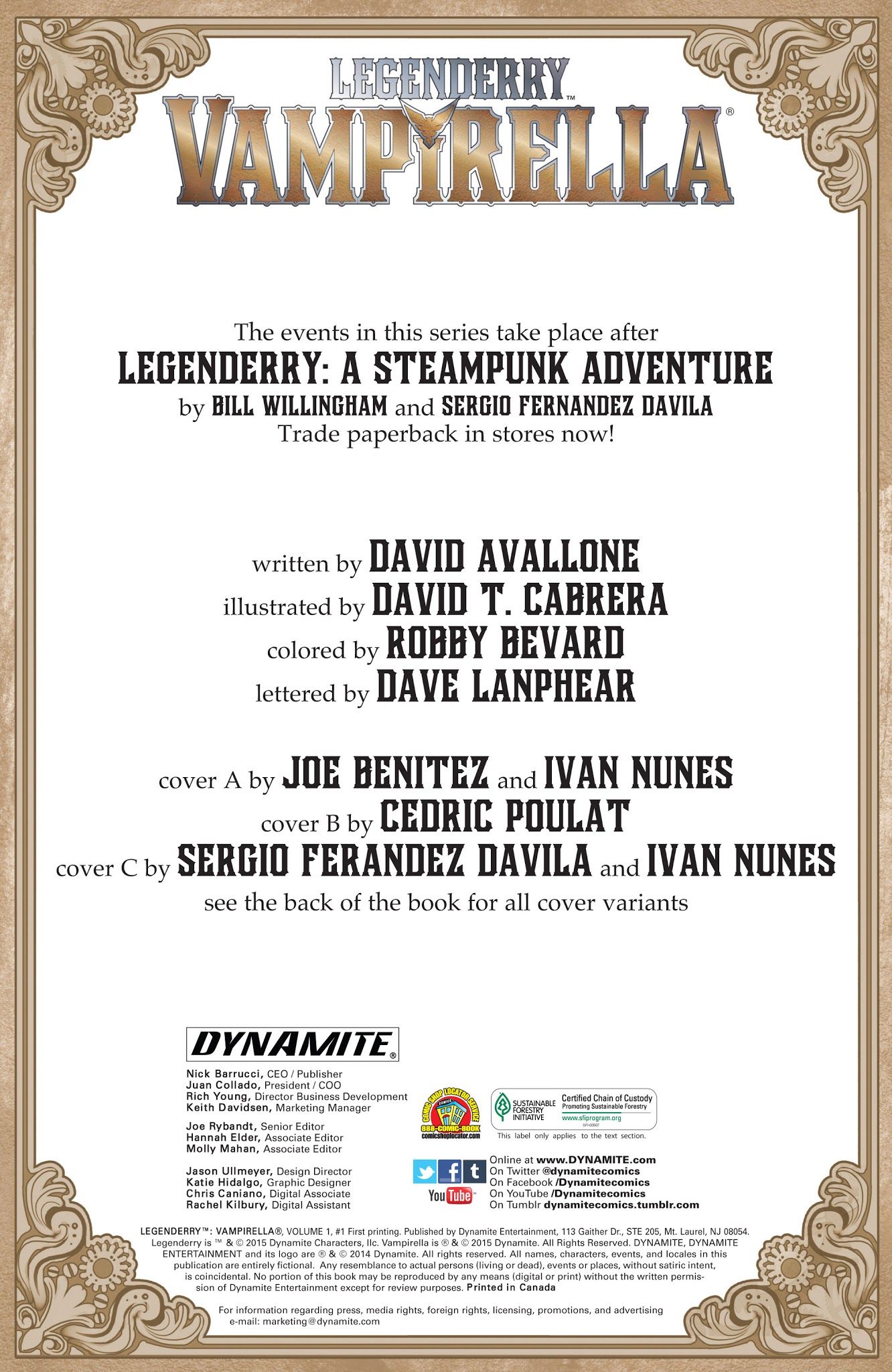 Read online Legenderry: Vampirella comic -  Issue #1 - 4