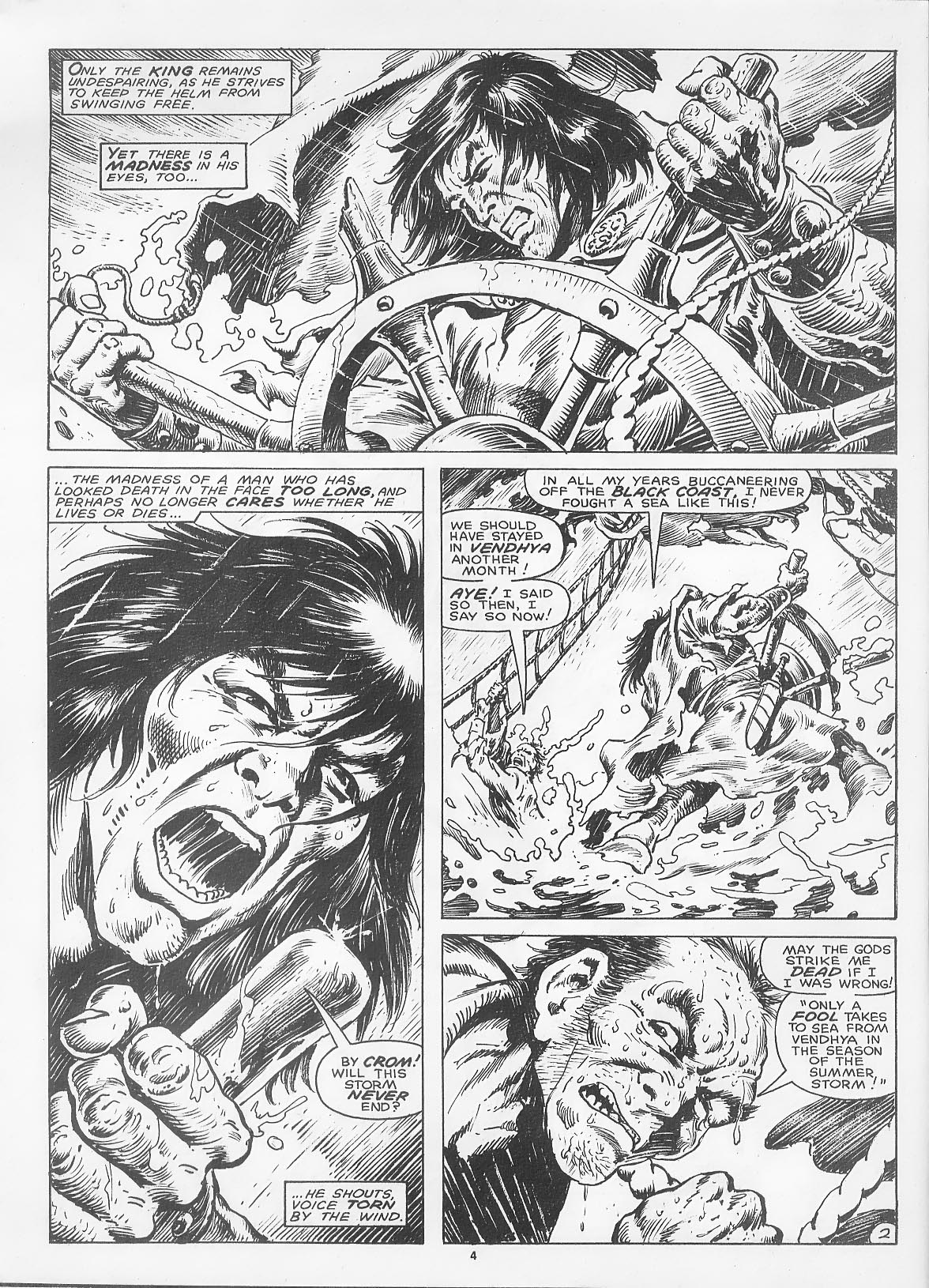 Read online The Savage Sword Of Conan comic -  Issue #166 - 6