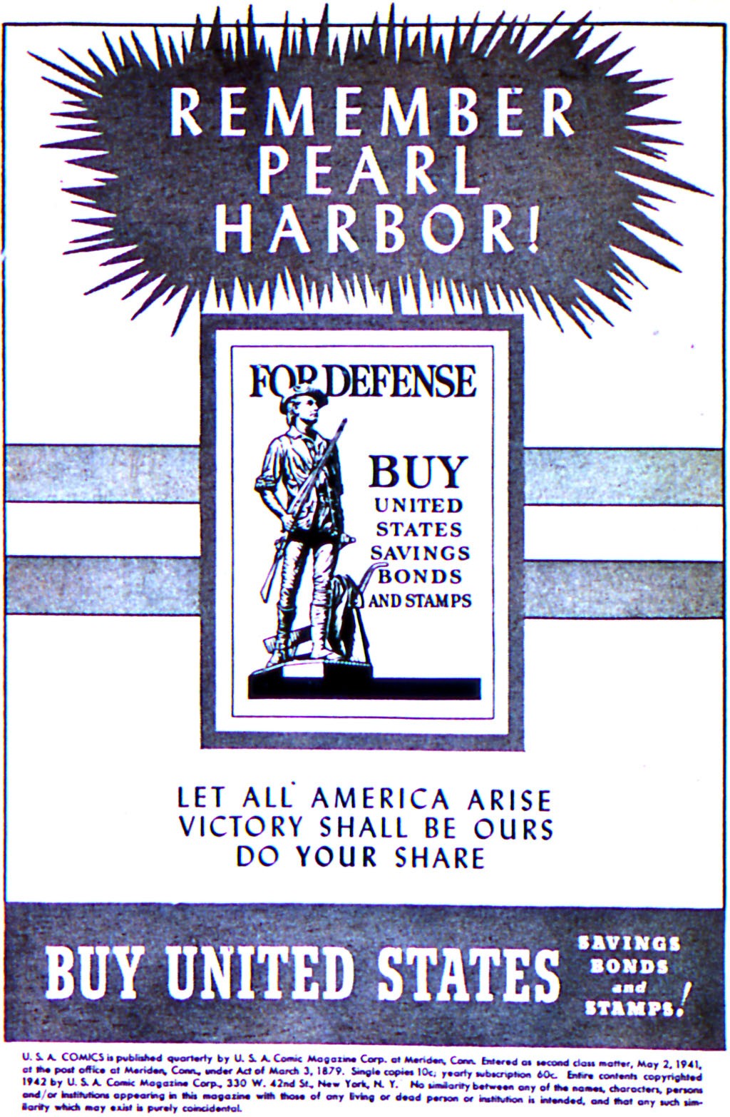 Read online USA Comics comic -  Issue #4 - 3