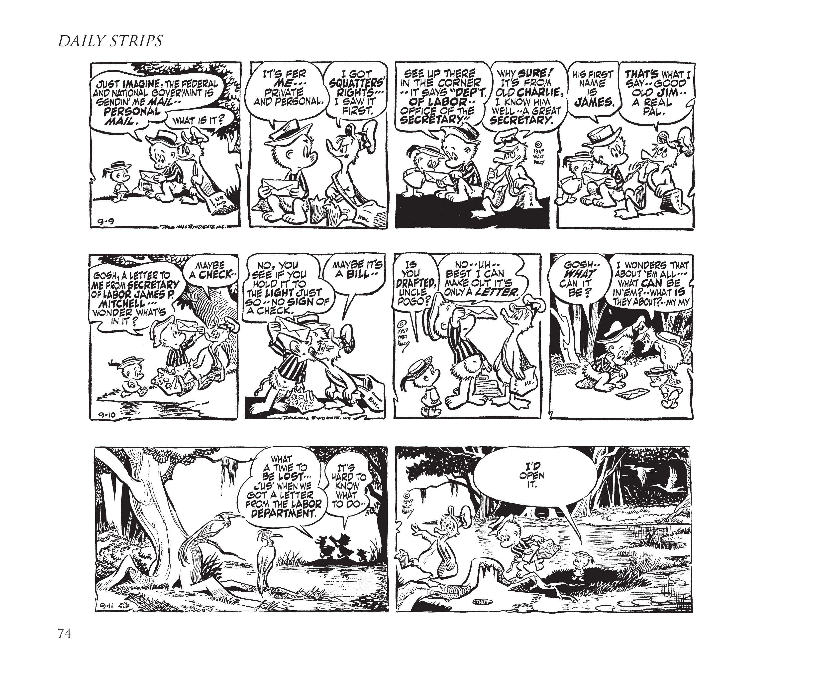 Read online Pogo by Walt Kelly: The Complete Syndicated Comic Strips comic -  Issue # TPB 5 (Part 1) - 83