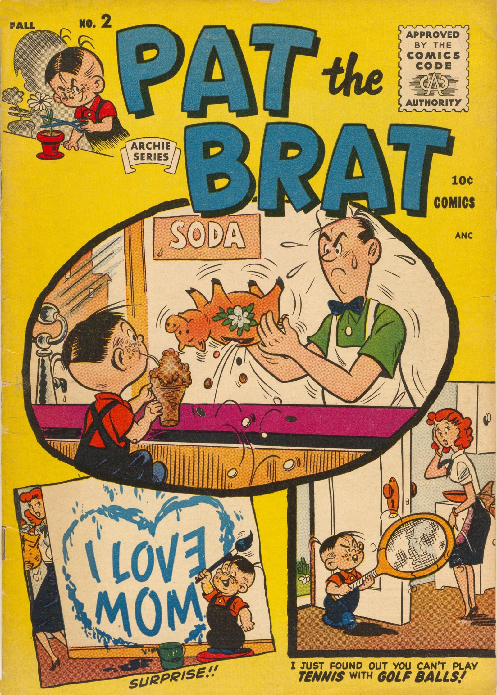 Read online Pat the Brat comic -  Issue #2 - 1