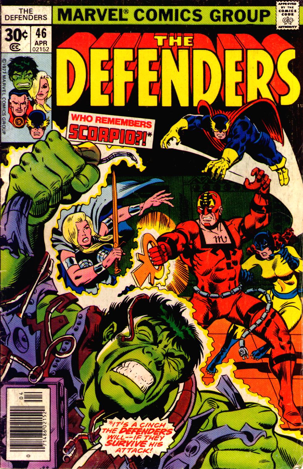 Read online The Defenders (1972) comic -  Issue #46 - 1