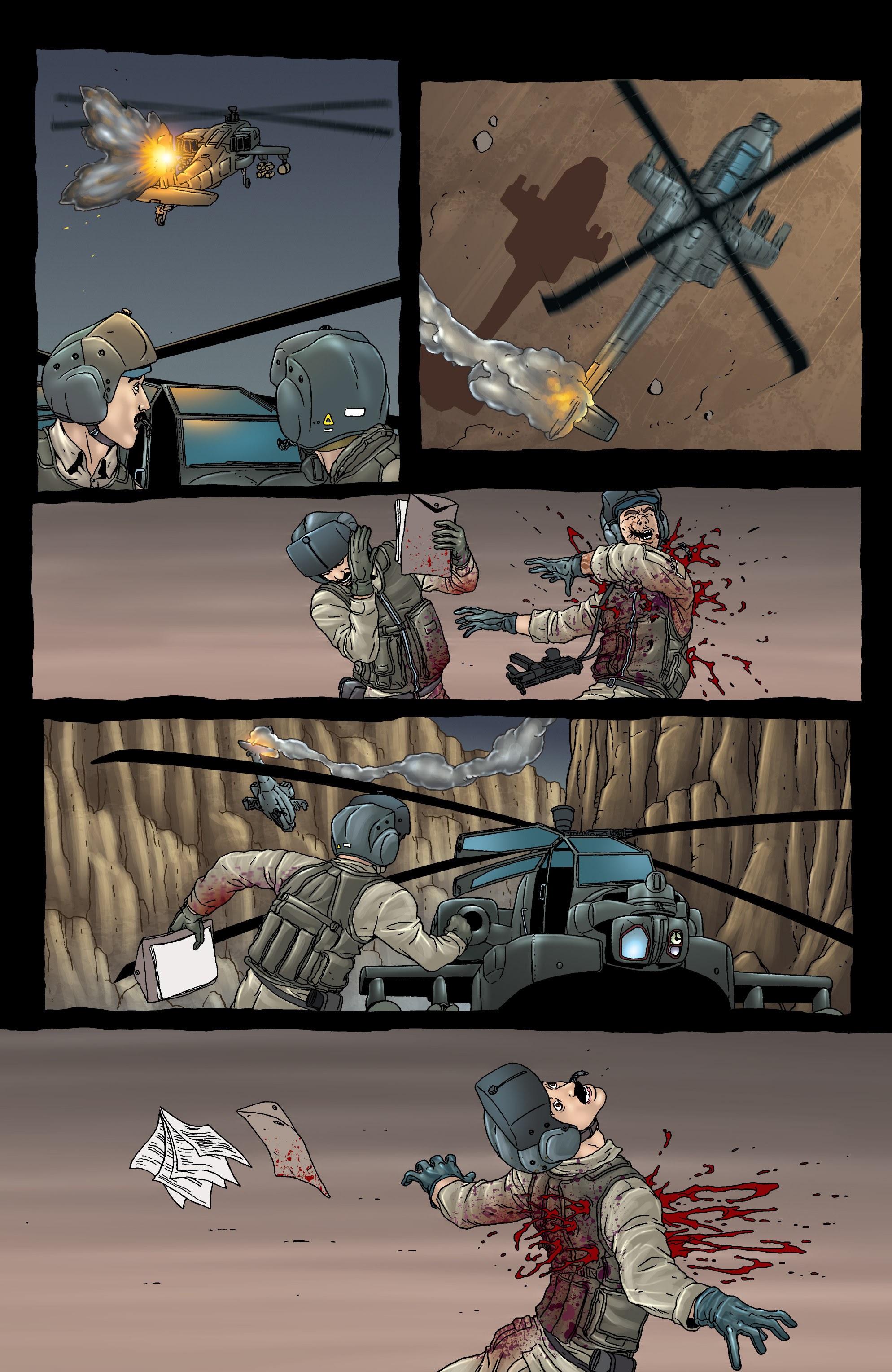 Read online Garth Ennis' 303 comic -  Issue #3 - 6