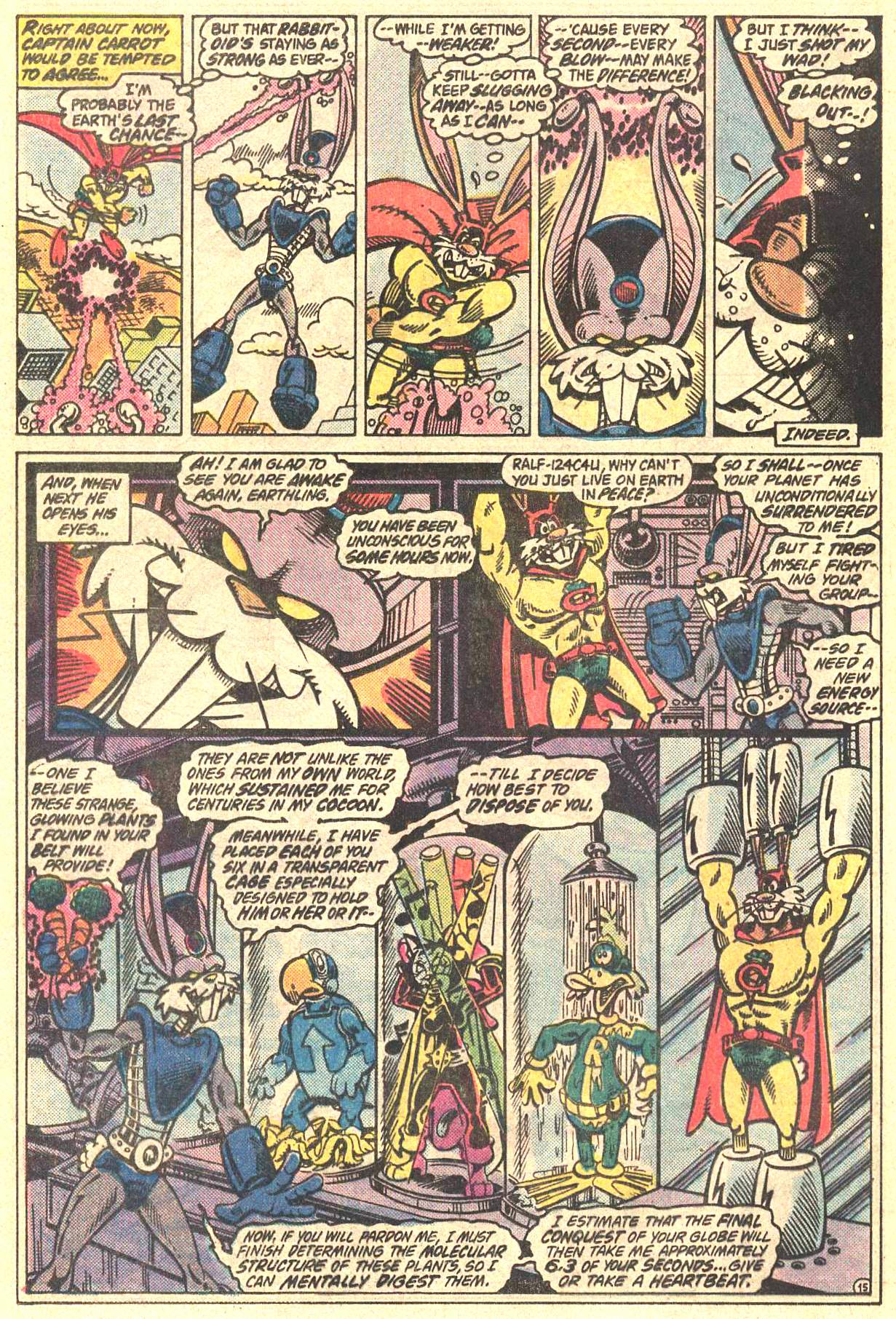 Read online Captain Carrot and His Amazing Zoo Crew! comic -  Issue #6 - 16