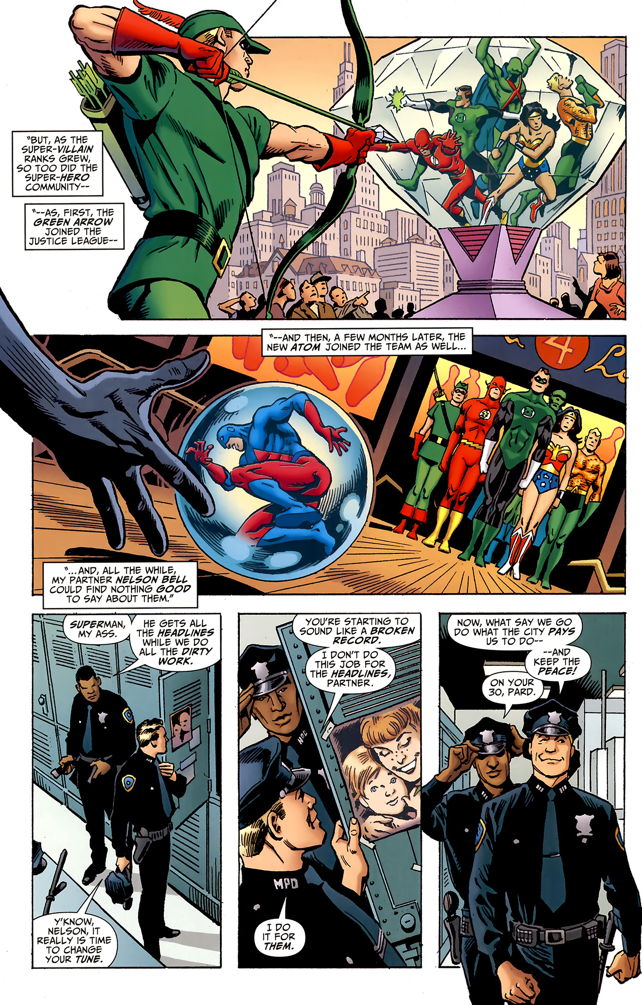 Read online DC Universe: Legacies comic -  Issue #4 - 9