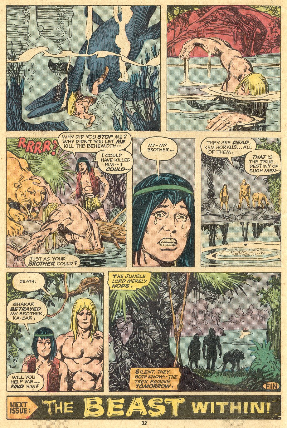 Read online Ka-Zar comic -  Issue #6 - 23