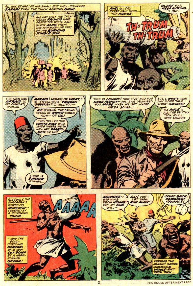 Read online Tarzan (1977) comic -  Issue #1 - 4