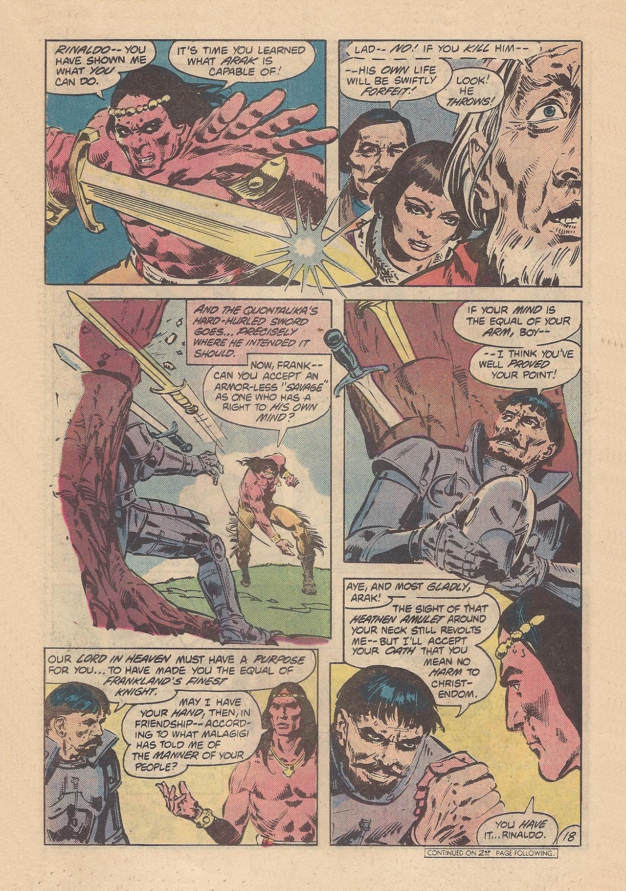 Read online Arak Son of Thunder comic -  Issue #4 - 25