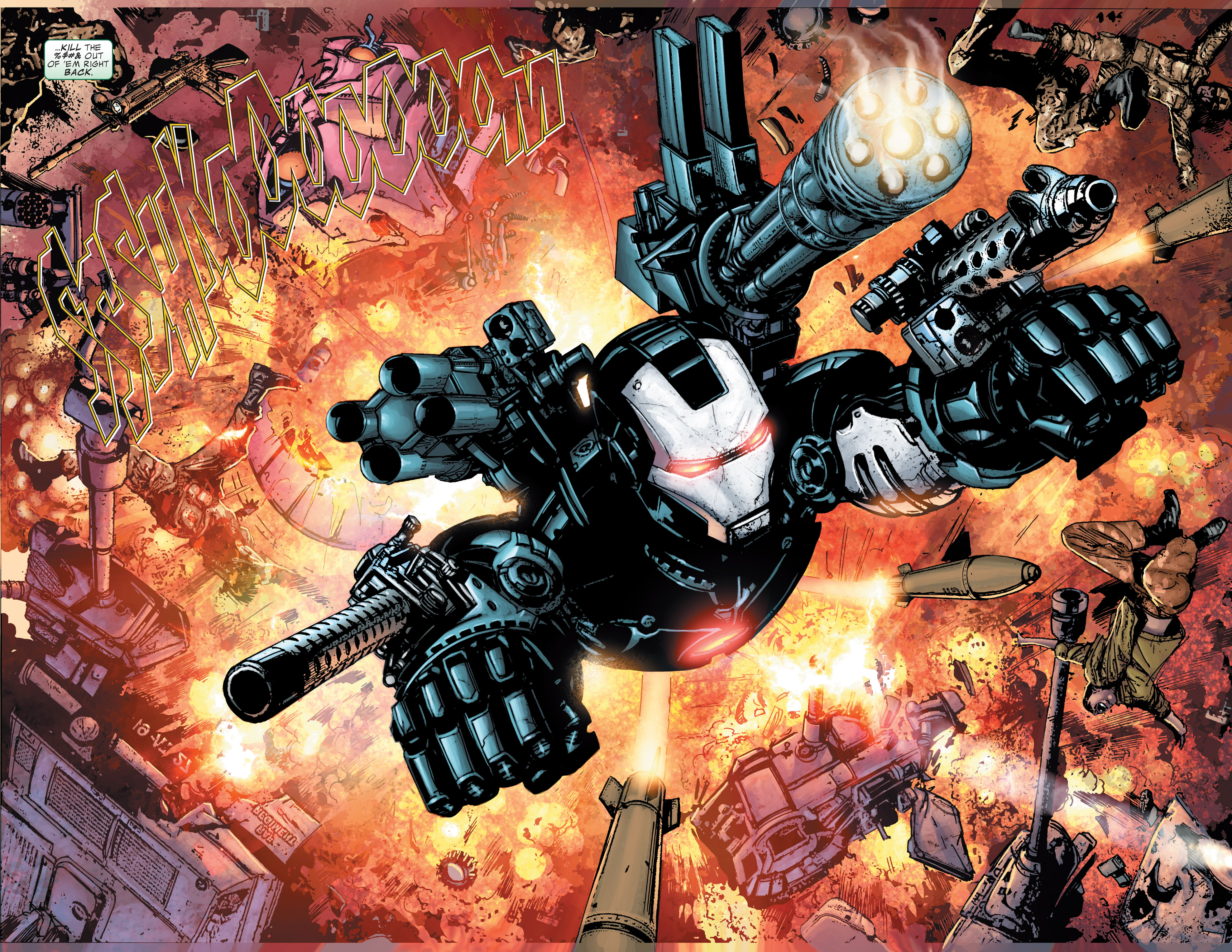 Read online War Machine (2009) comic -  Issue #1 - 5