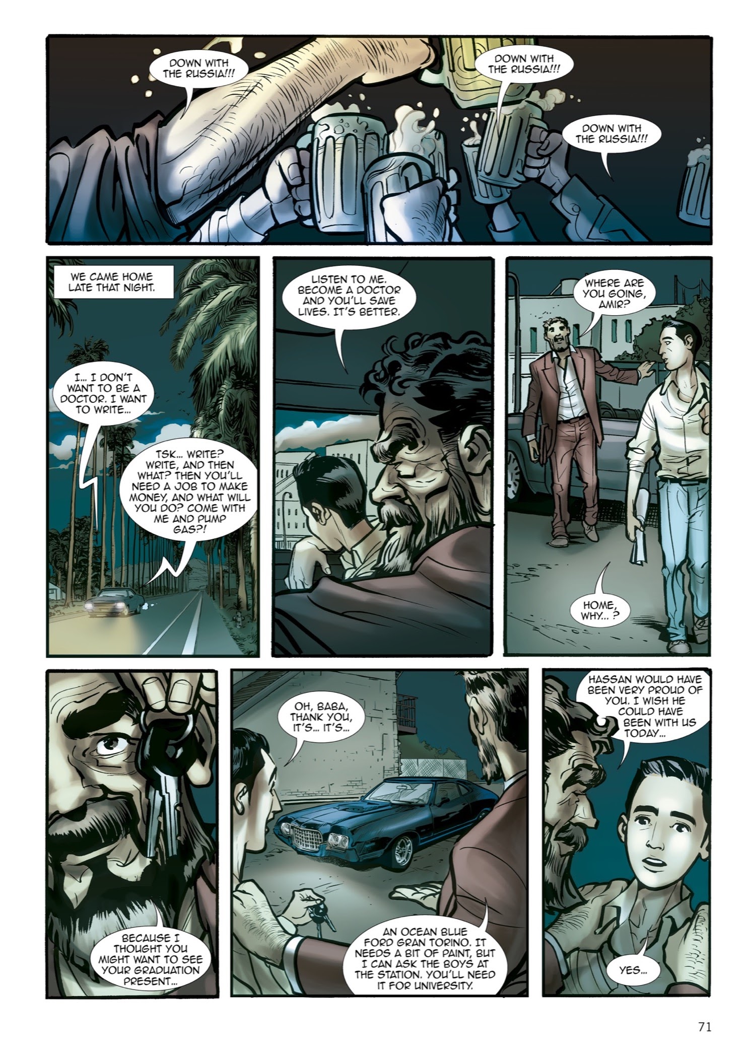 Read online The Kite Runner comic -  Issue # TPB - 72