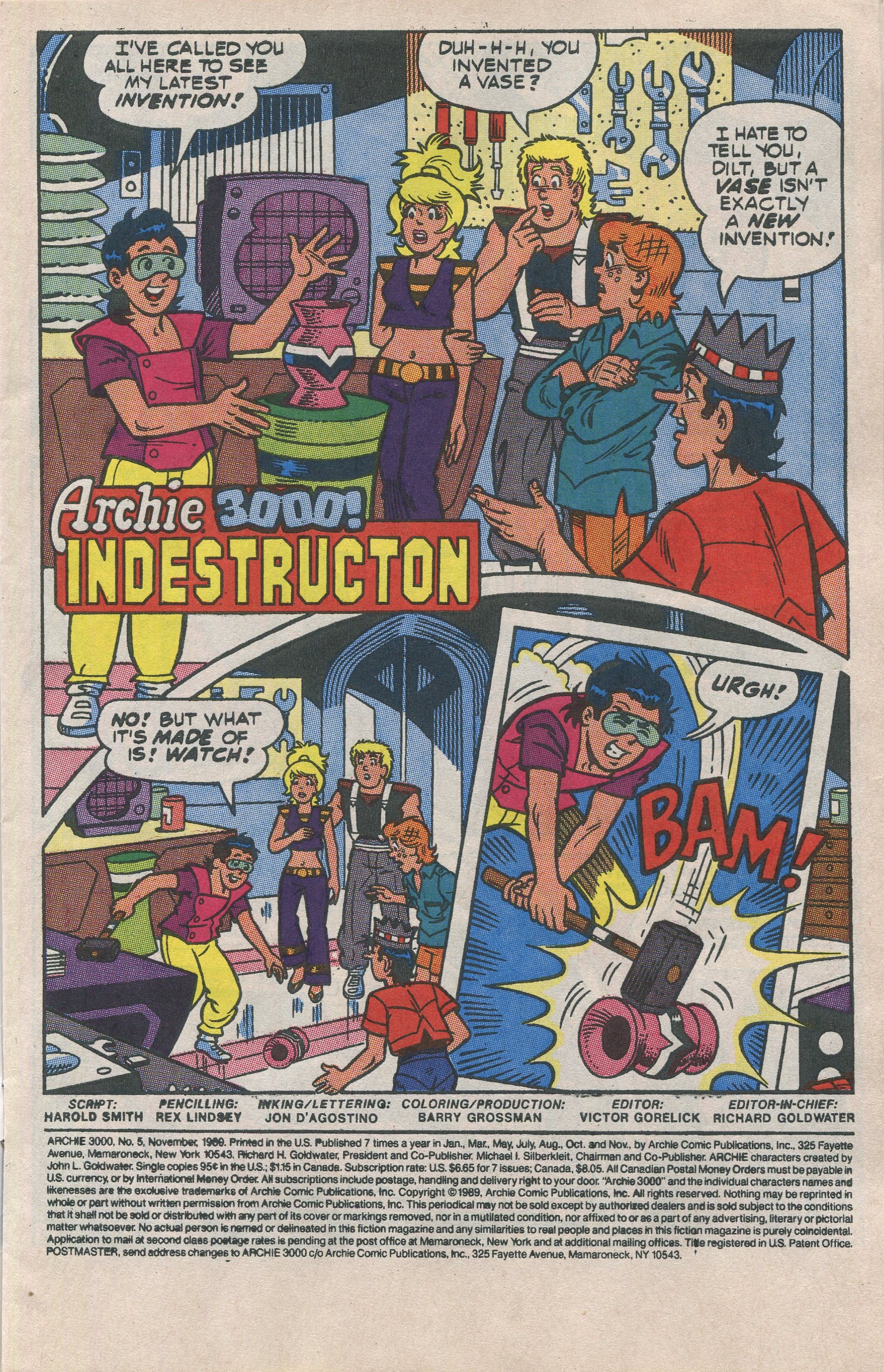 Read online Archie 3000! (1989) comic -  Issue #5 - 3