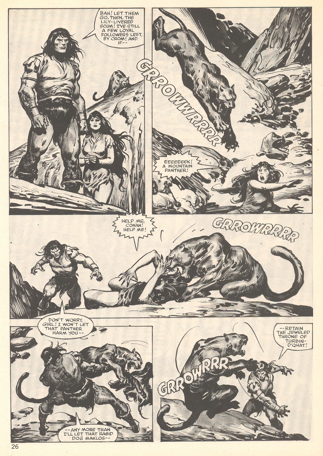 Read online The Savage Sword Of Conan comic -  Issue #78 - 26