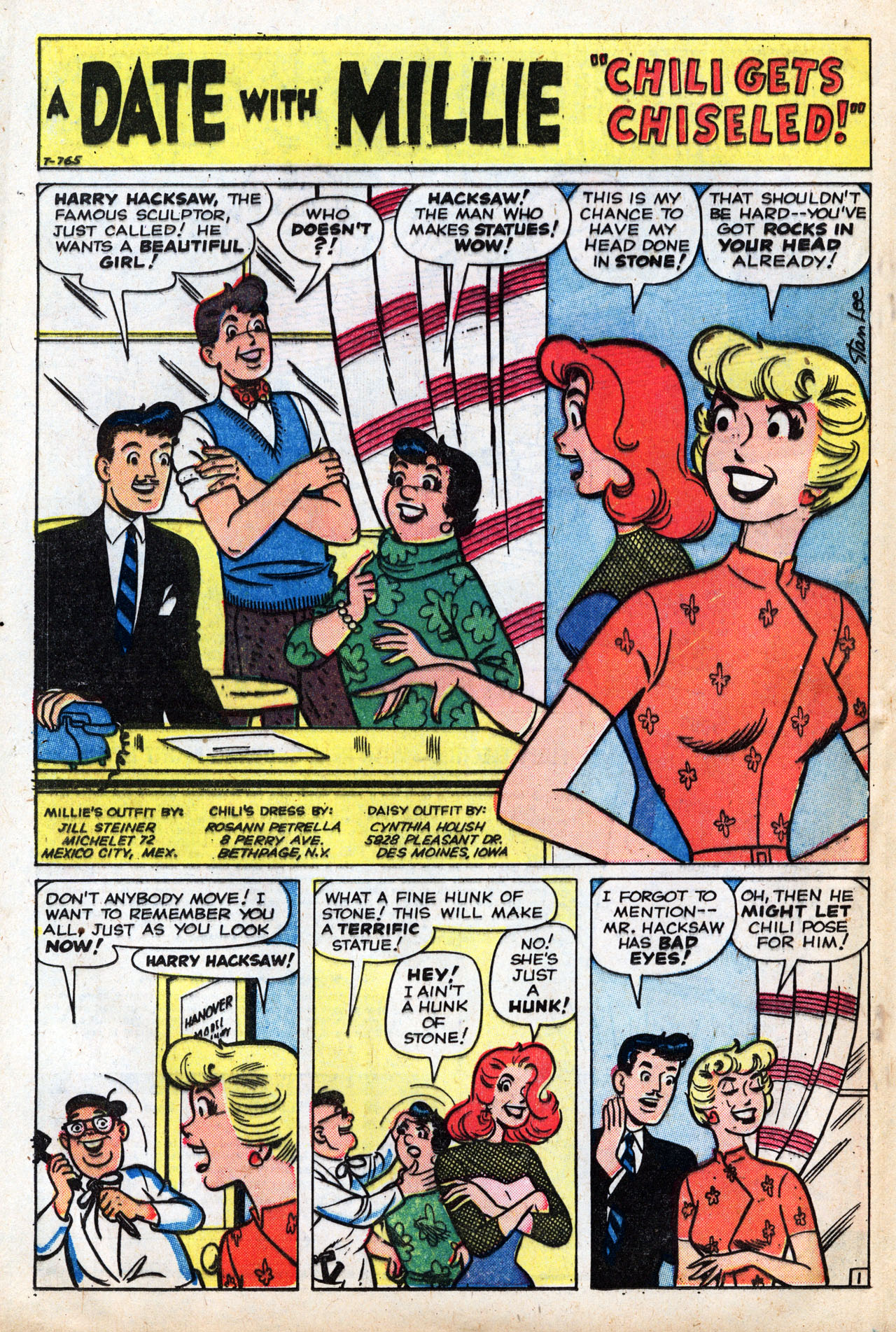 Read online A Date with Millie (1959) comic -  Issue #5 - 16