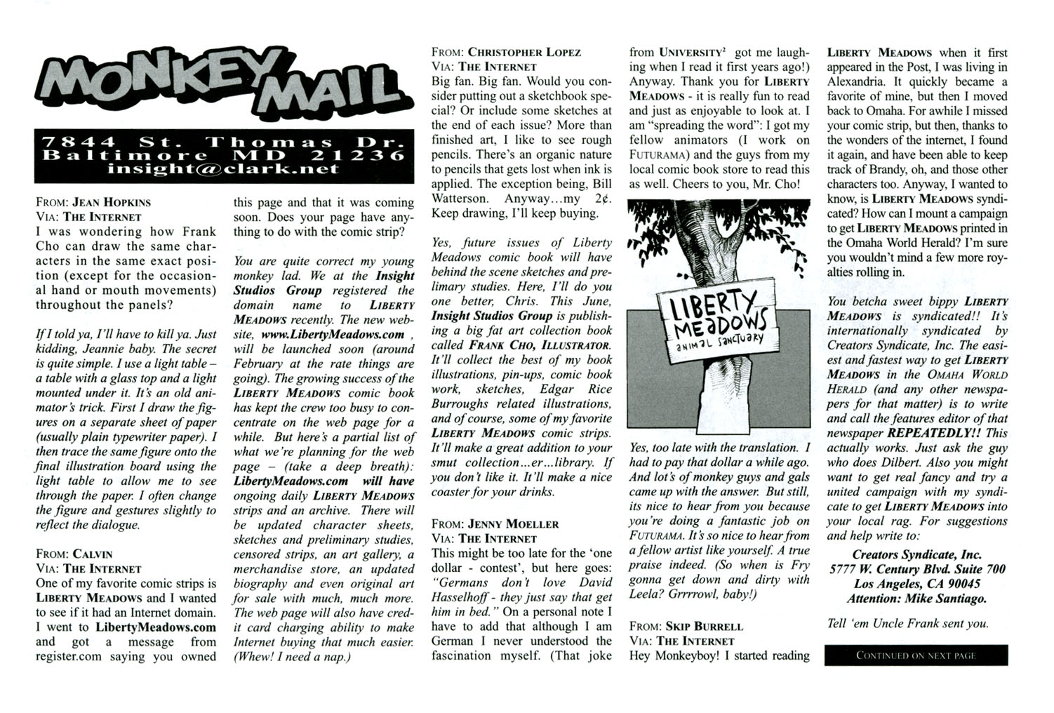 Read online Liberty Meadows comic -  Issue #7 - 30
