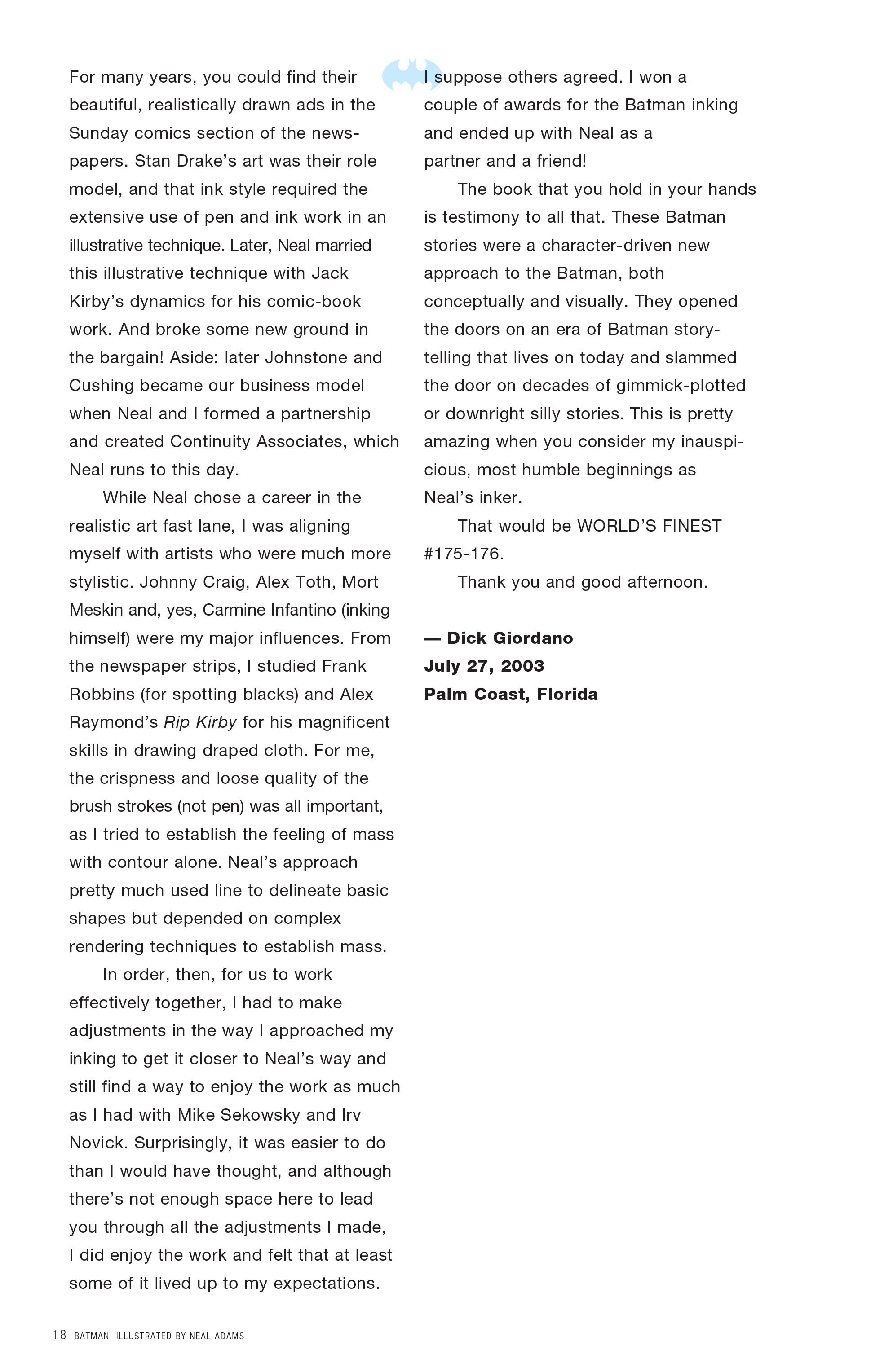 Read online Batman Illustrated by Neal Adams comic -  Issue # TPB 2 (Part 1) - 16