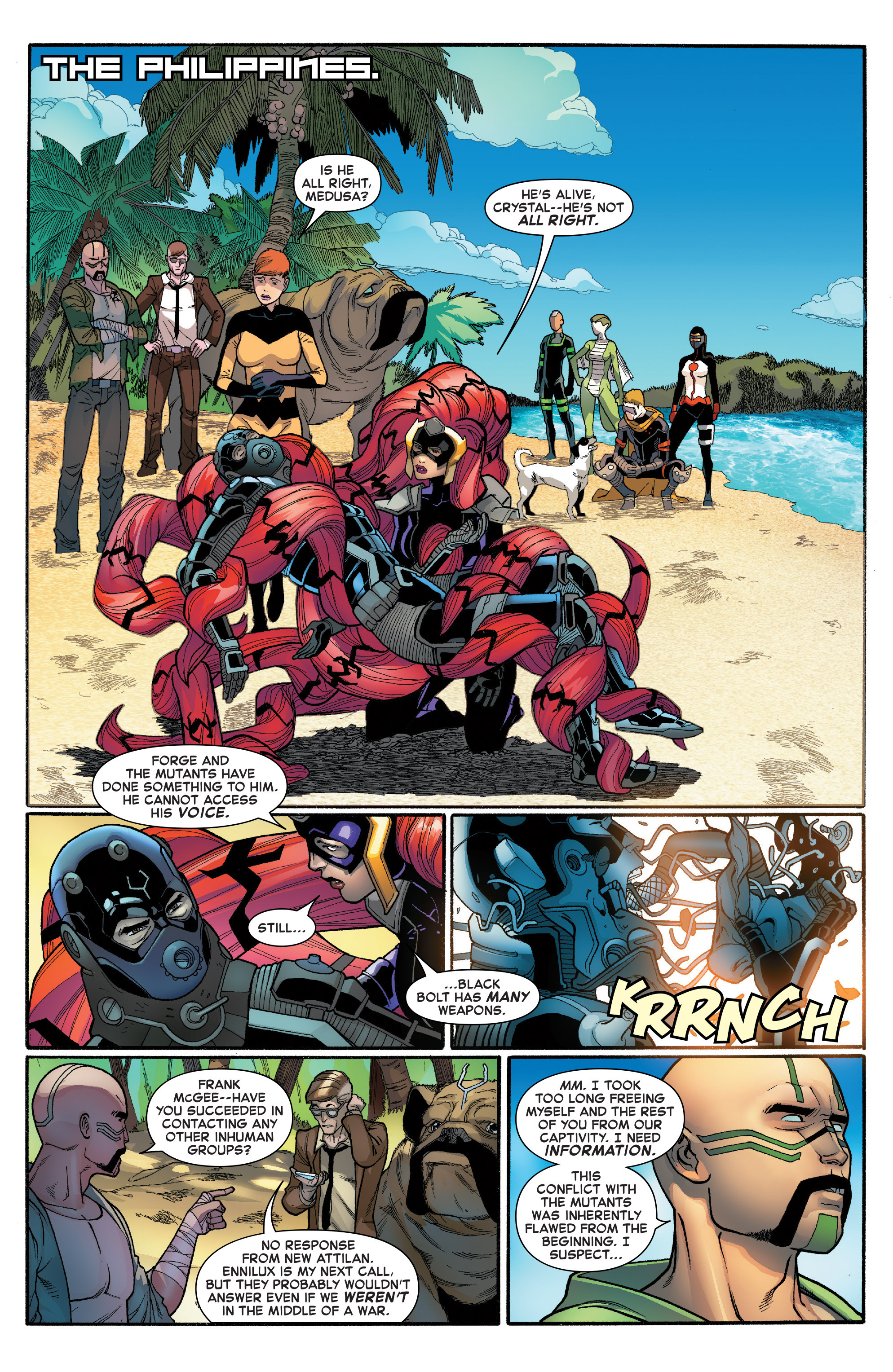 Read online Inhumans Vs. X-Men comic -  Issue #5 - 19