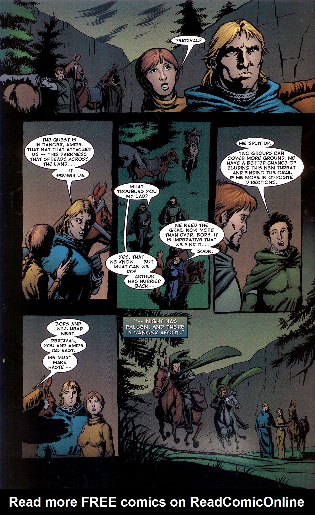 Read online Dracula vs King Arthur comic -  Issue #3 - 4