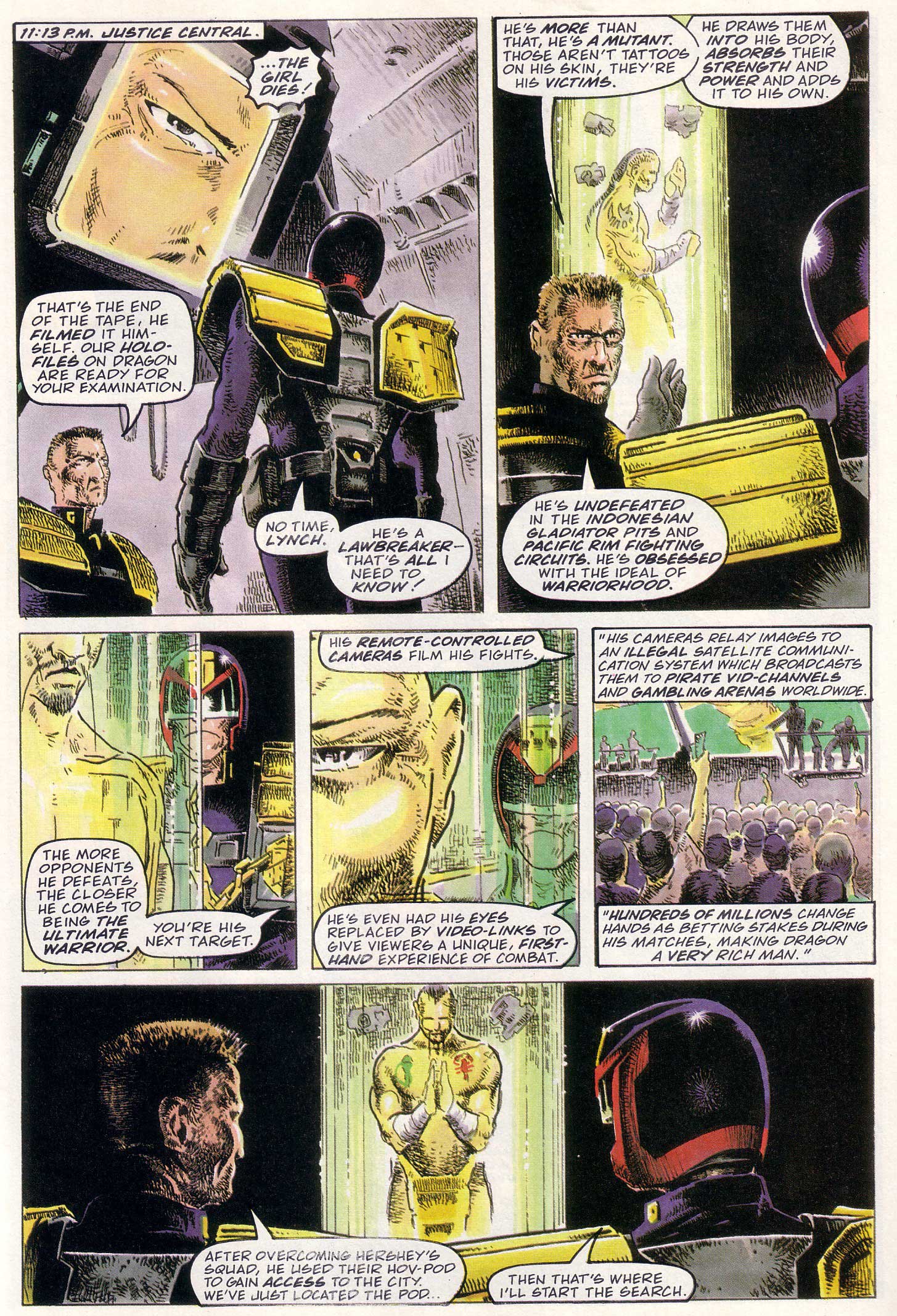 Read online Judge Dredd Lawman of the Future comic -  Issue #3 - 31