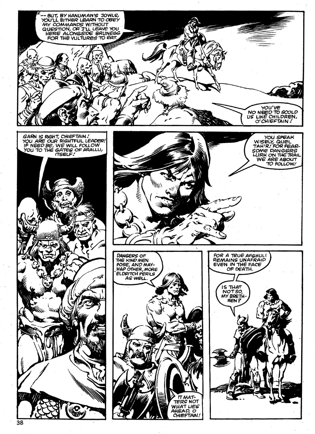 Read online The Savage Sword Of Conan comic -  Issue #85 - 38