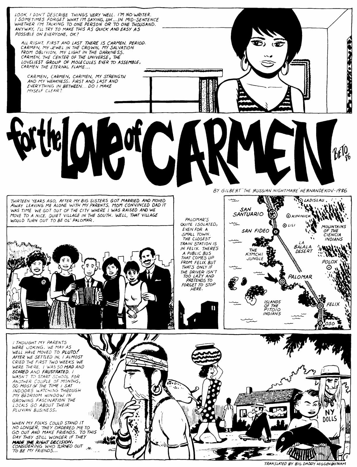 Read online Love and Rockets (1982) comic -  Issue #20 - 24