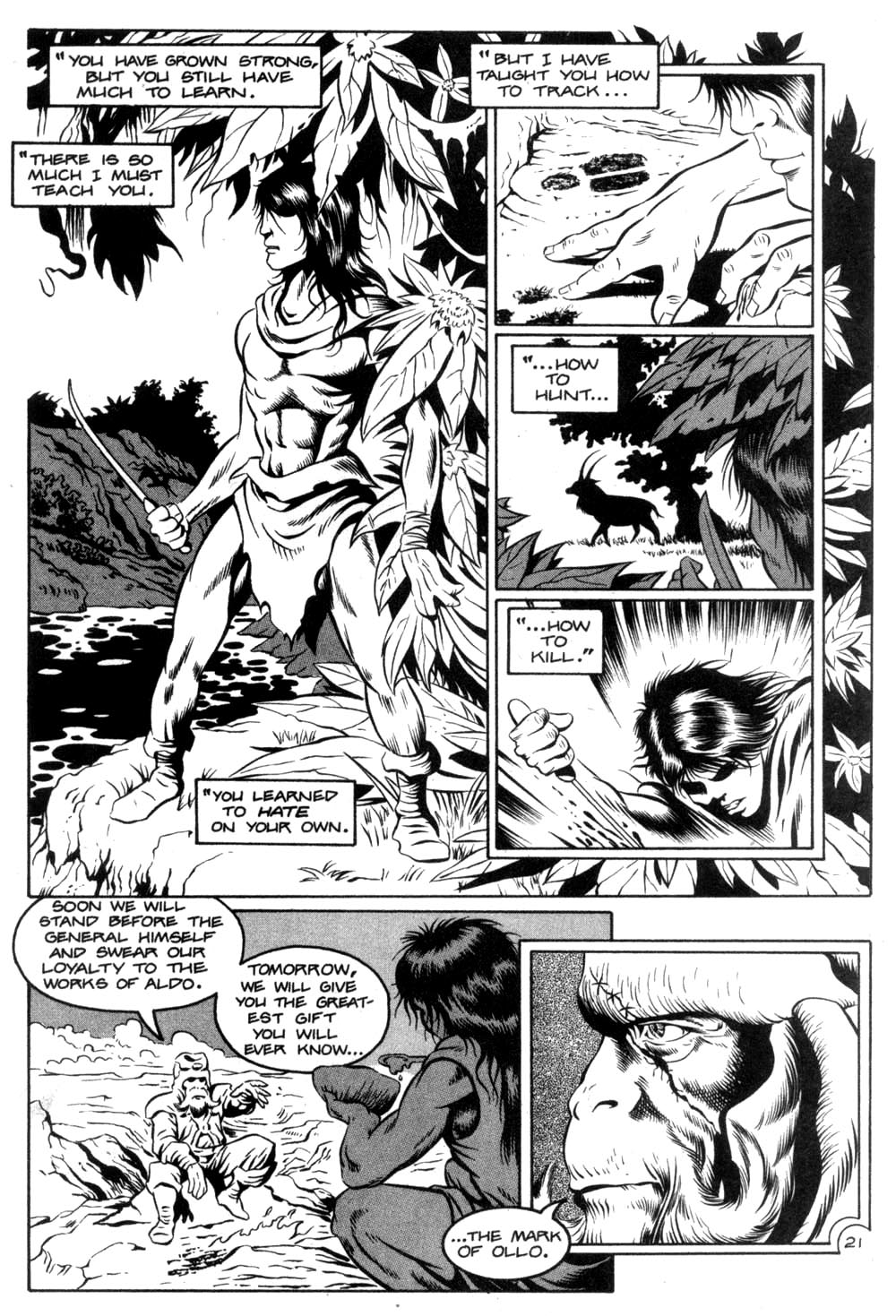 Read online Planet of the Apes (1990) comic -  Issue #8 - 22