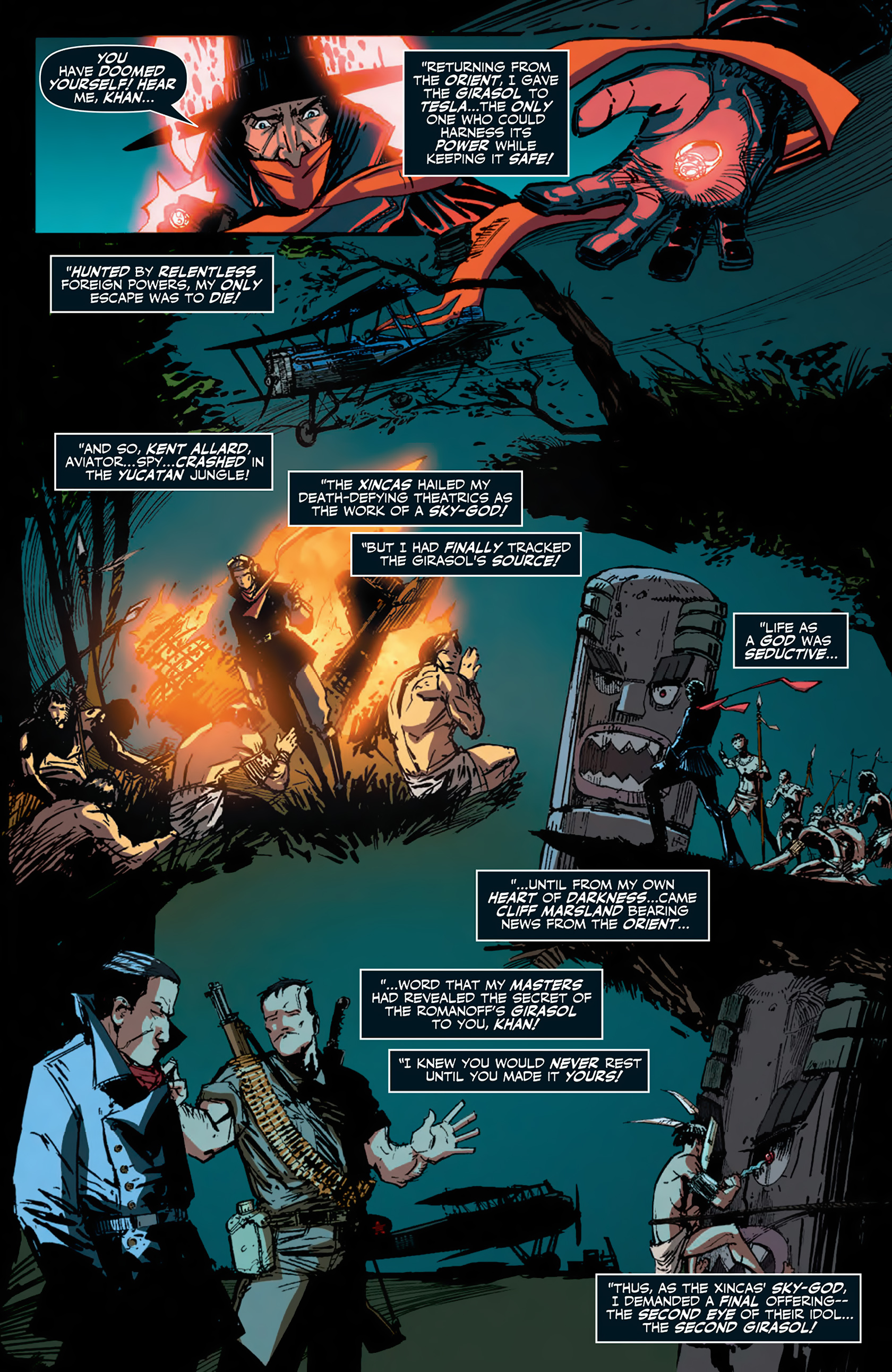 Read online The Shadow/Green Hornet: Dark Nights comic -  Issue #5 - 5