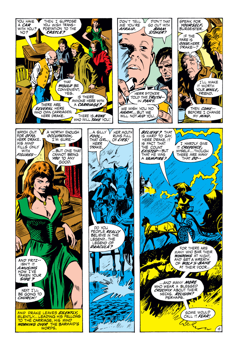 Read online Tomb of Dracula (1972) comic -  Issue #1 - 5