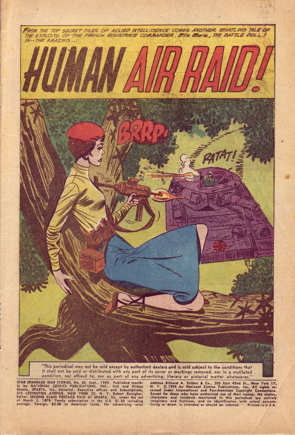 Read online Star Spangled War Stories (1952) comic -  Issue #85 - 3