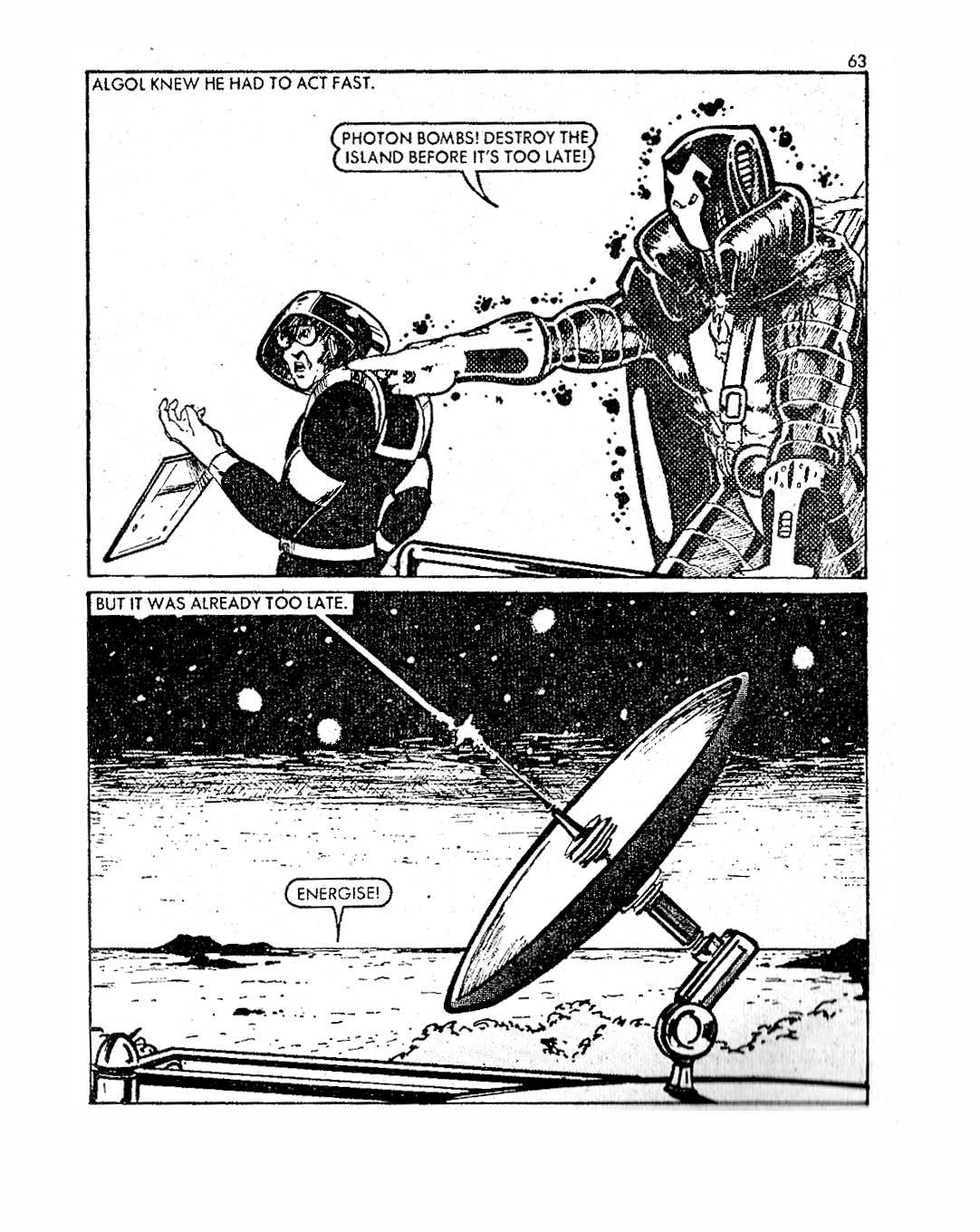 Read online Starblazer comic -  Issue #15 - 63