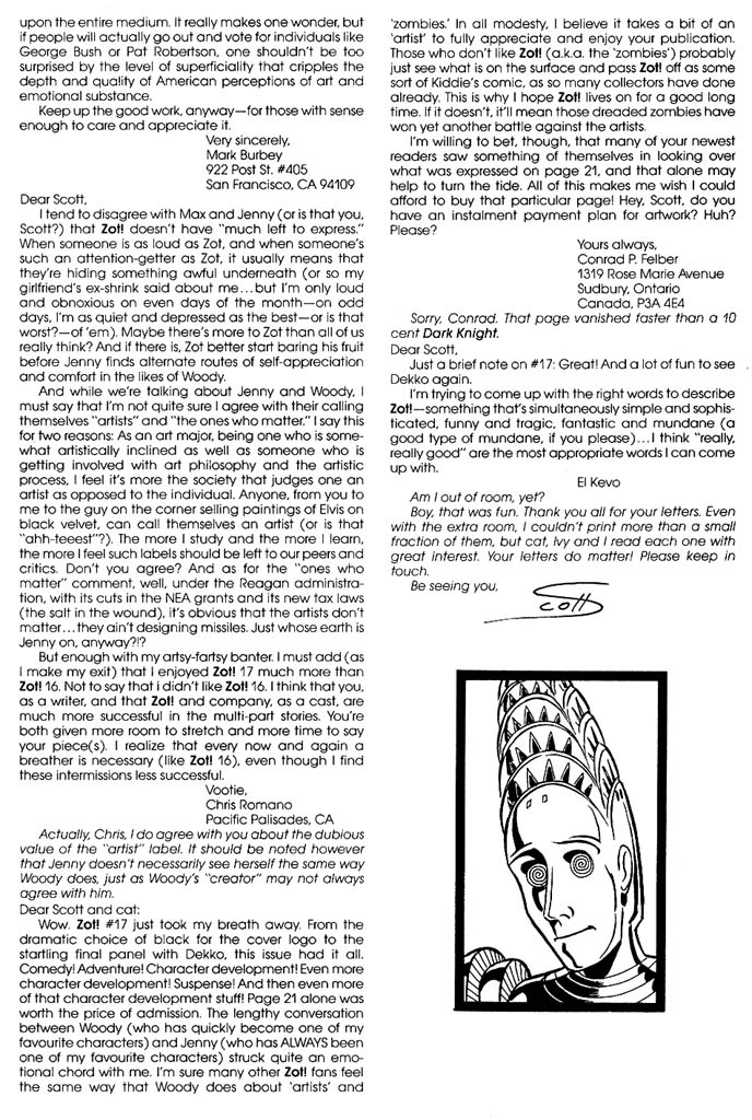 Read online Zot! comic -  Issue #20 - 28
