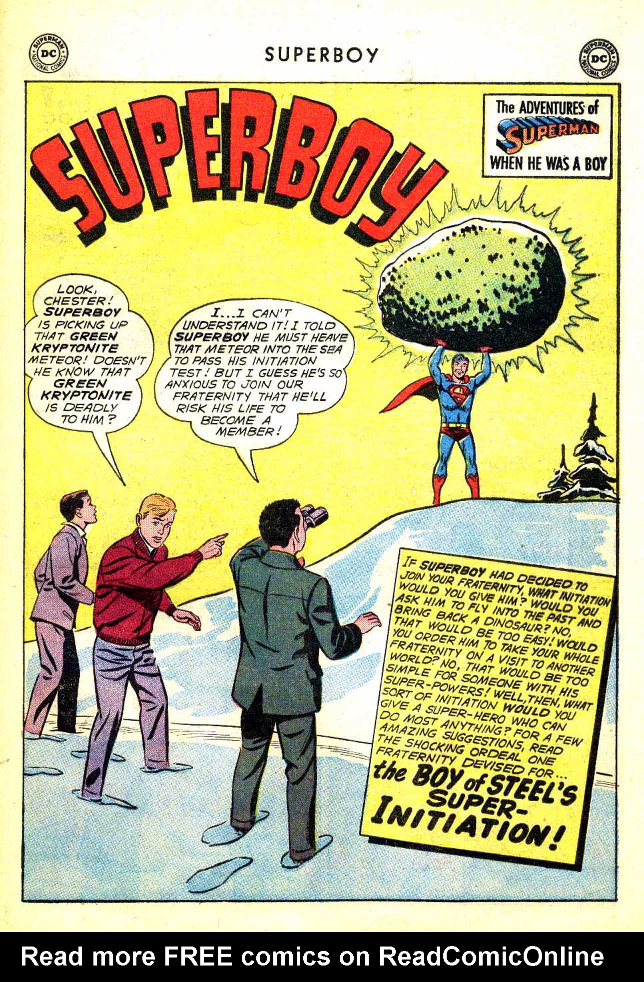 Read online Superboy (1949) comic -  Issue #94 - 15