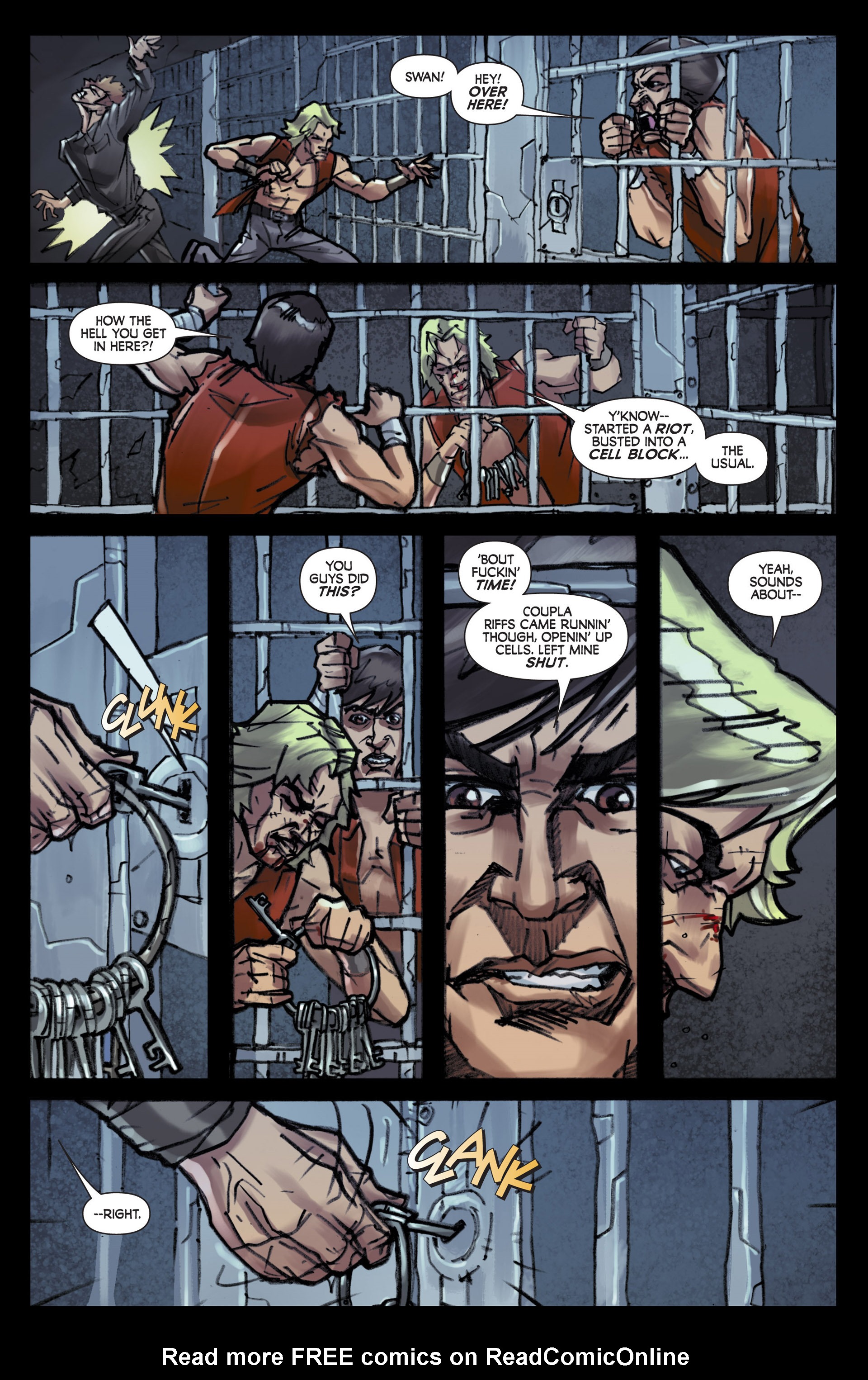 Read online The Warriors: Jailbreak comic -  Issue #4 - 5