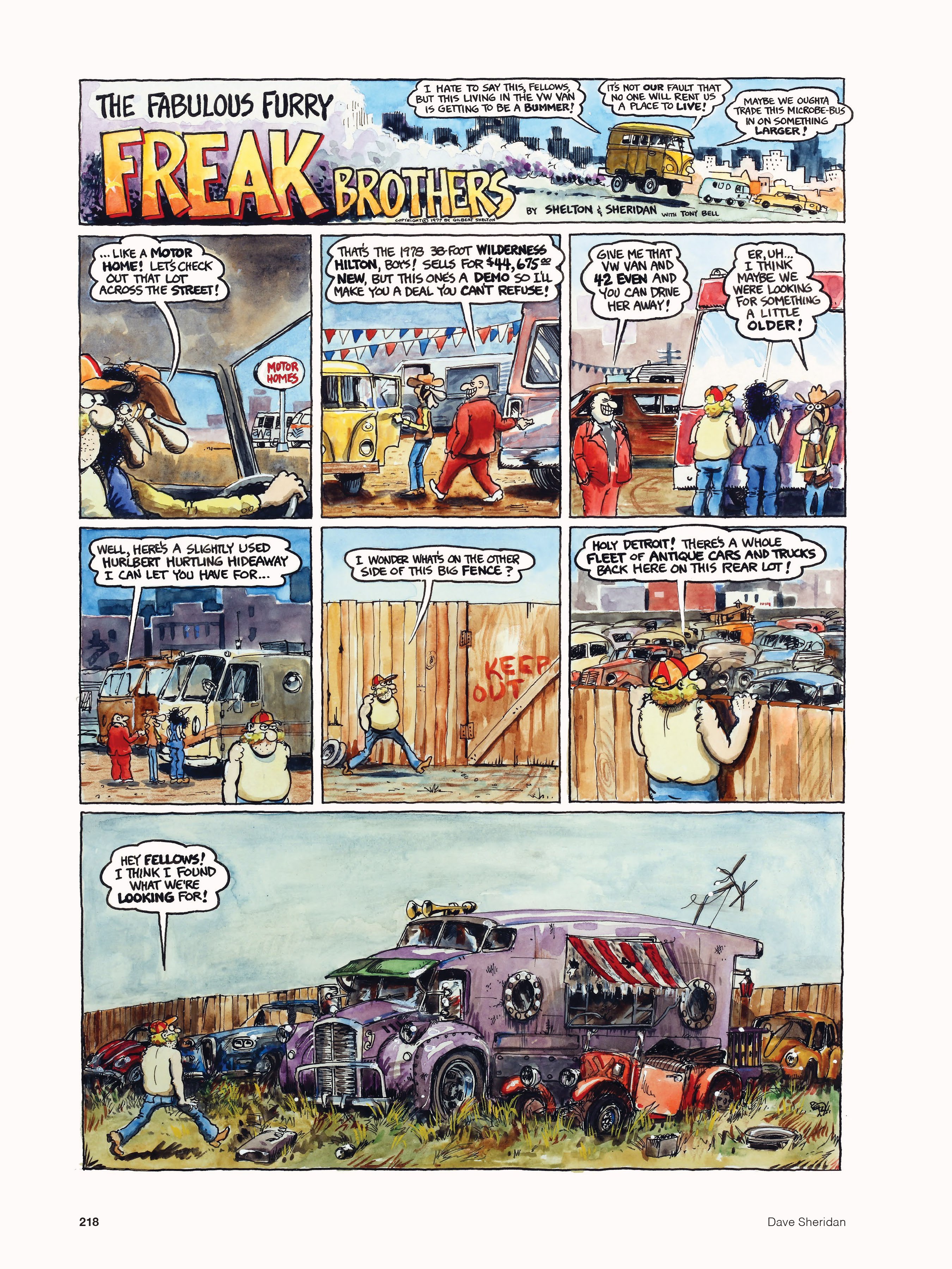 Read online Dave Sheridan: Life with Dealer McDope, the Leather Nun, and the Fabulous Furry Freak Brothers comic -  Issue # TPB (Part 3) - 30
