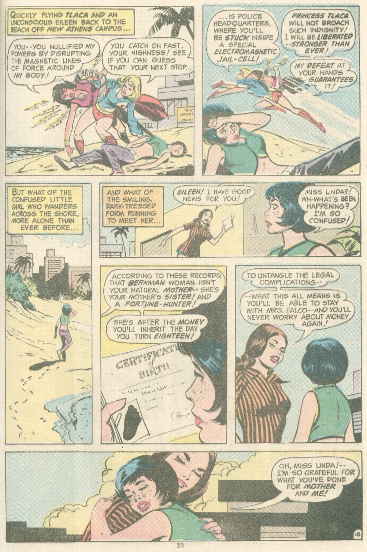 Read online The Superman Family comic -  Issue #165 - 23