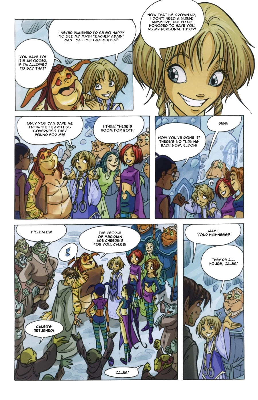 Read online W.i.t.c.h. comic -  Issue #23 - 26