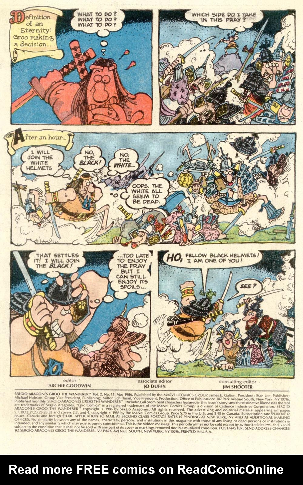 Read online Sergio Aragonés Groo the Wanderer comic -  Issue #15 - 2