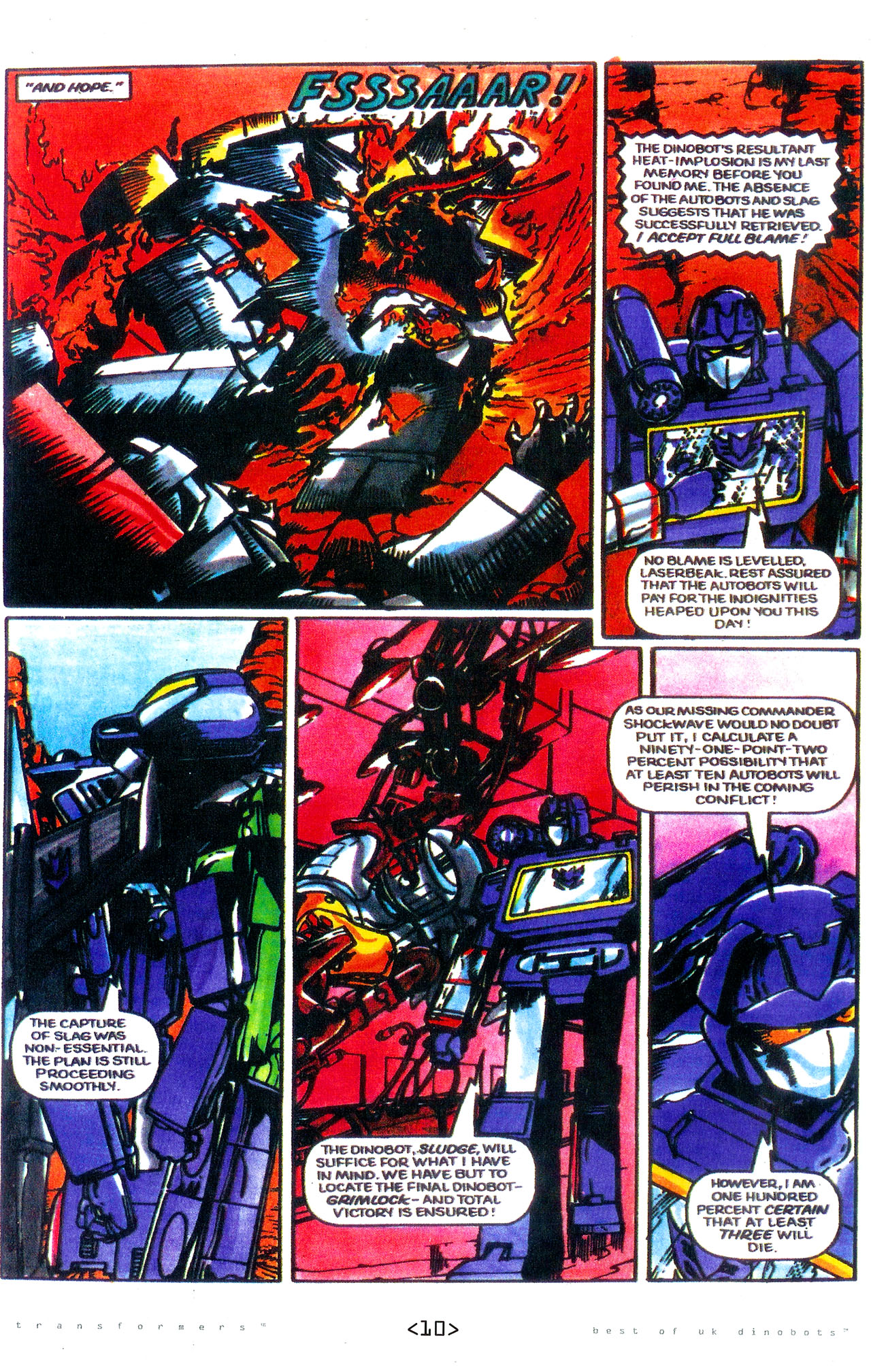 Read online The Transformers: Best of UK: Dinobots comic -  Issue #3 - 13