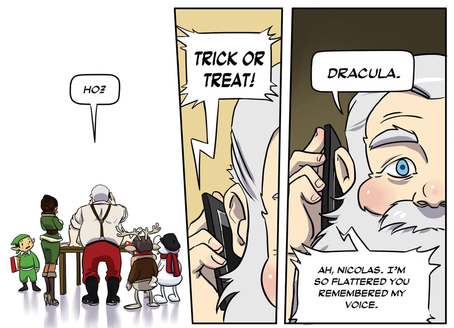 Read online Santa Versus Dracula comic -  Issue # TPB - 31